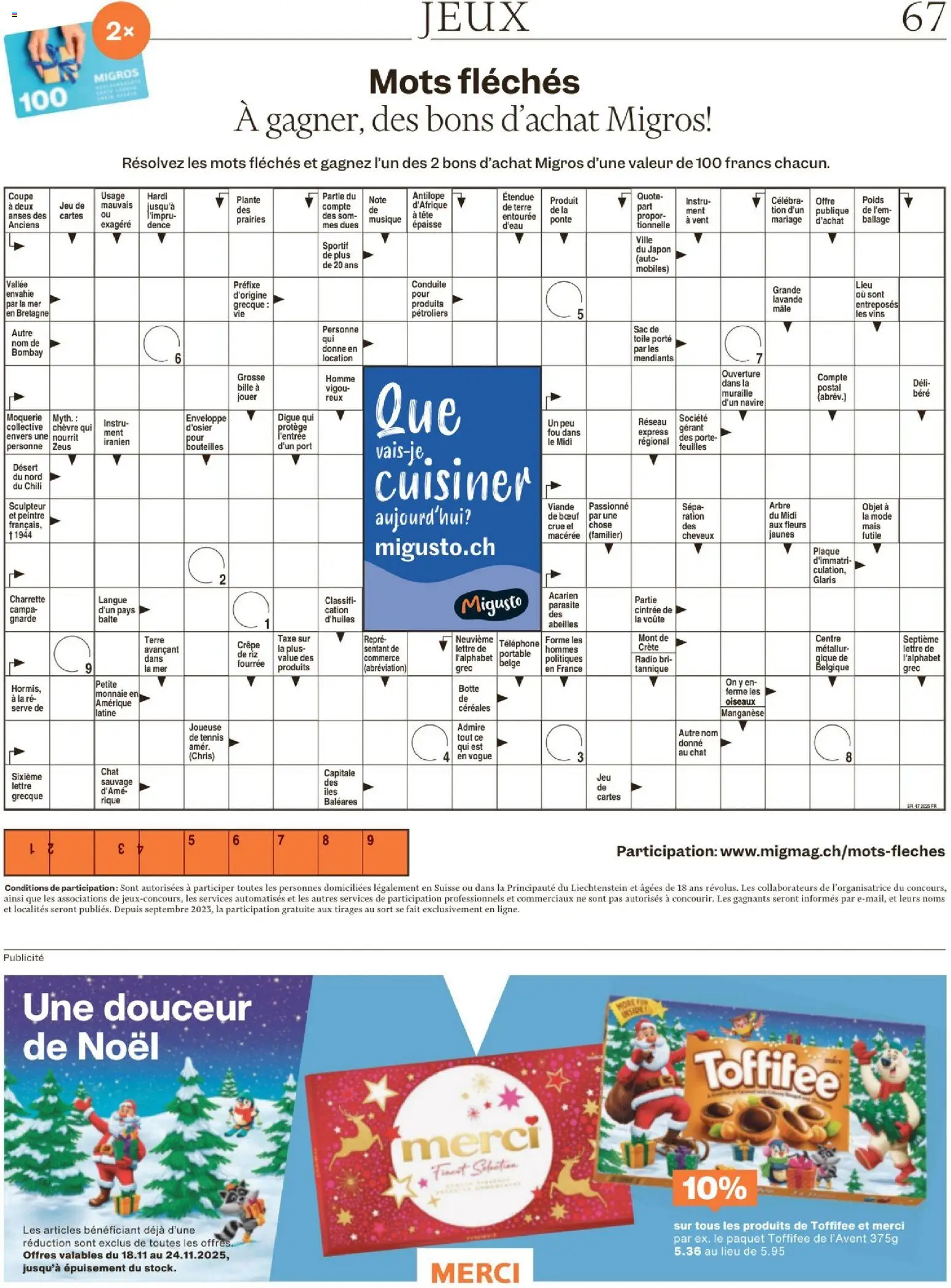 Migros Magazin FR – gültig ab 17.11.2025 | Seite: 66 | Produkte: Chili, Radio