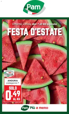 Anteprima del volantino Volantino PAM	 valido a partire dal 07.08.2025
