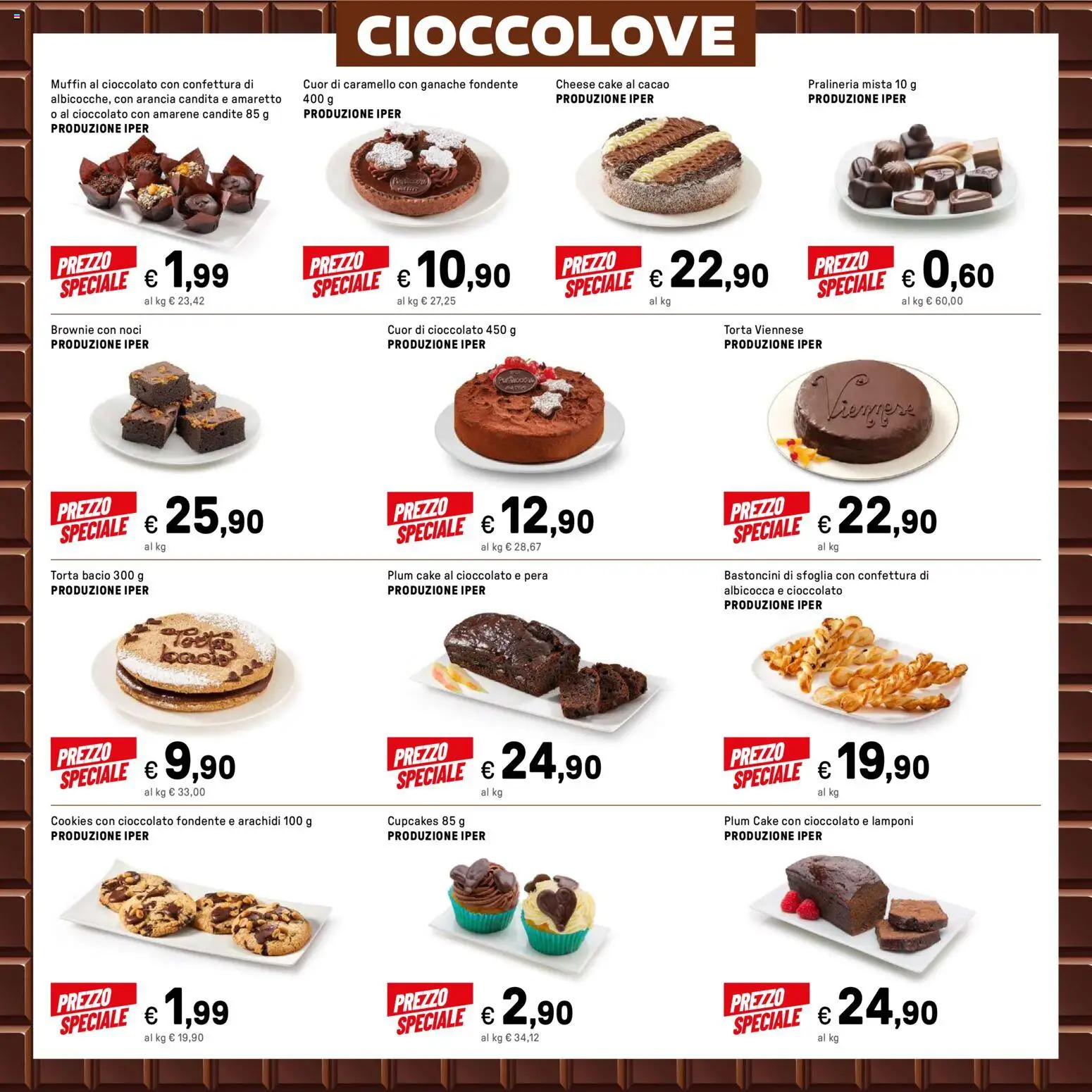 Volantino Iper del 24.10.2025 | Pagina: 41 | Prodotti: Muffin, Arancia, Torta, Arachidi