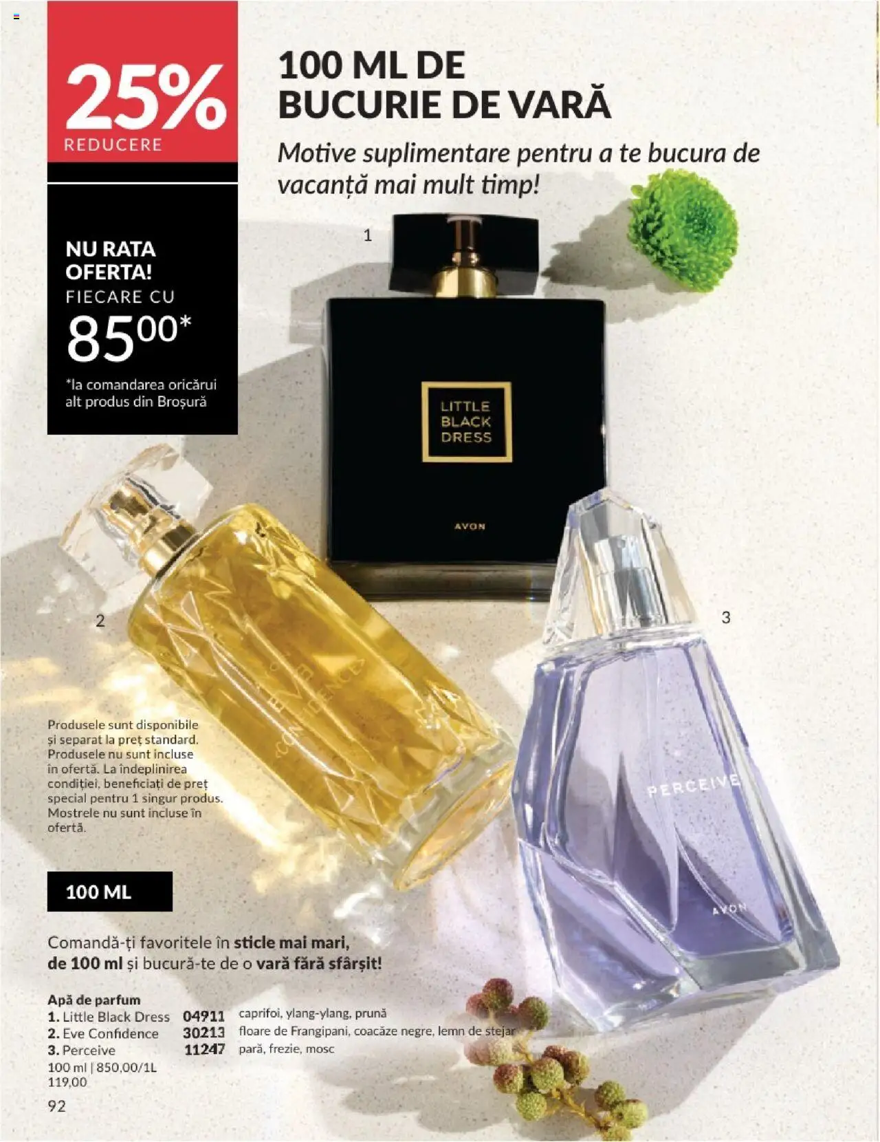 Catalog Avon - 06 2025 – valabil de la 01.06.2025 | Pagină: 92 | Produse: Apă de parfum, Parfum, Rață, Apă