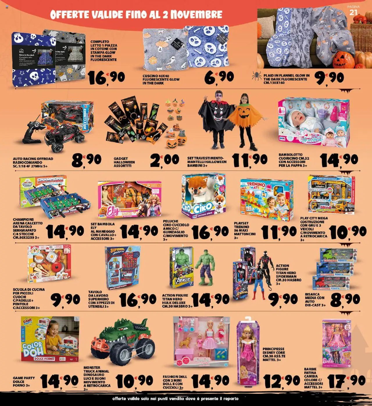 Volantino Eurospar del 20.10.2025 | Pagina: 23 | Prodotti: Plaid, The, Cuscino, Tavolo