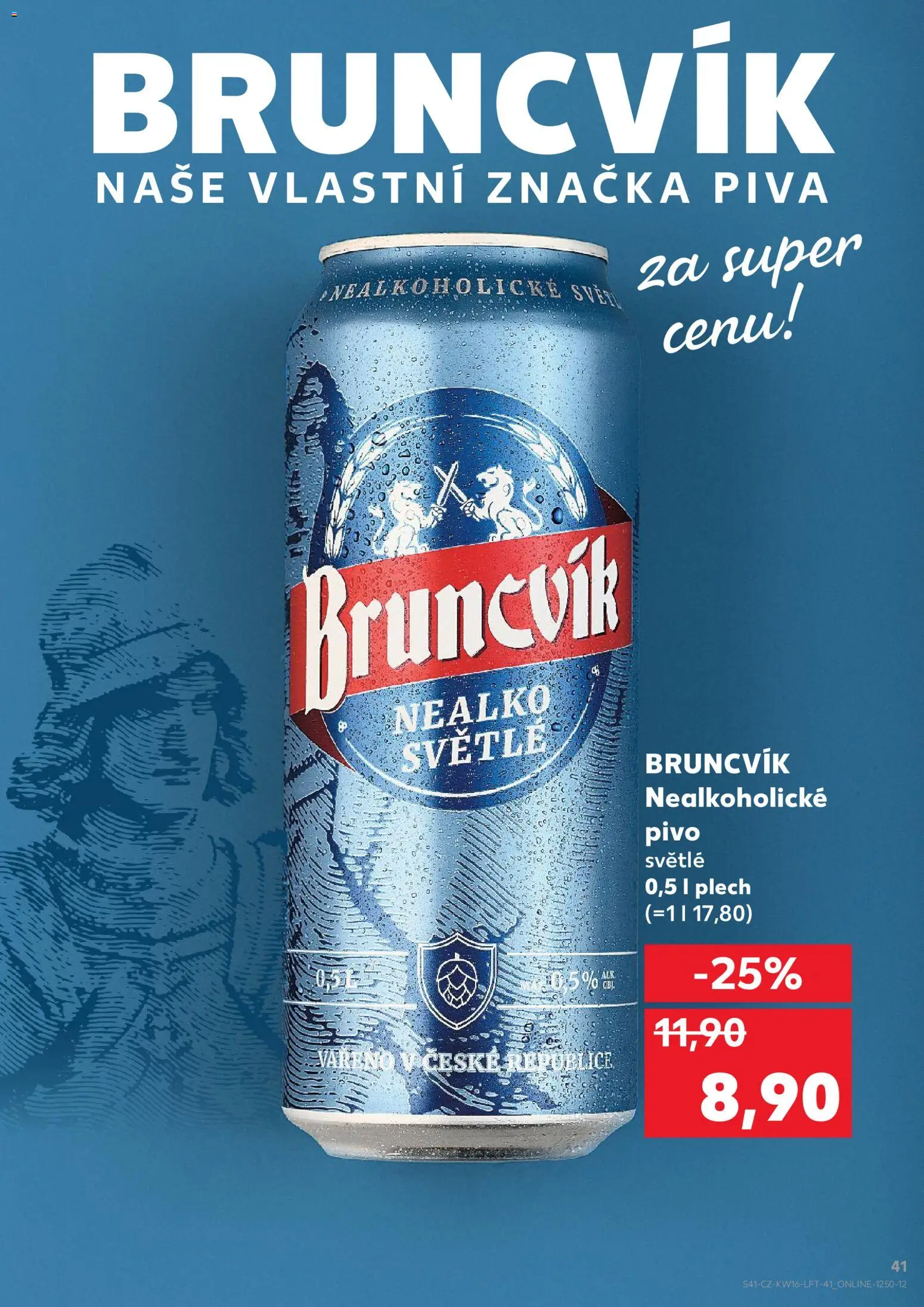 Kaufland leták - Praha 8 od 15.04.2026 | Strana: 41 | Produkty: Pivo, Plech, Nealkoholické pivo