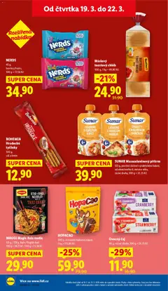 Náhled letáku Lidl leták od 19.03.2026 | Strana: 24 | Produkty: Maggi, Čaj, Sunar, Příkrm