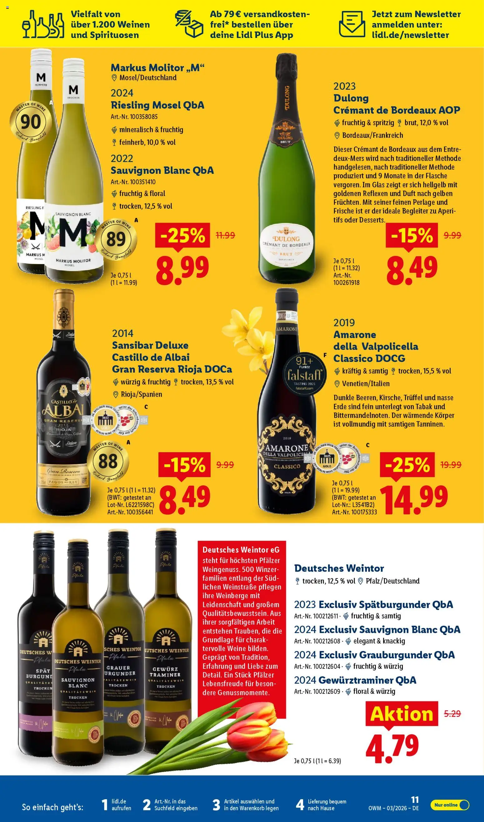 Lidl - Prospekt – gültig ab 01.03.2026 | Seite: 11 | Produkte: Duft, Wein