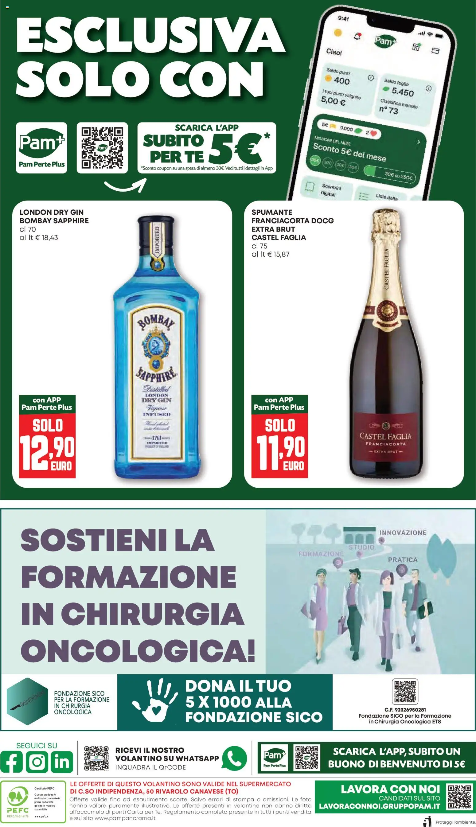 Volantino PAM del 07.04.2026 | Pagina: 20 | Prodotti: Tè, Gin, Spumante, Stampa