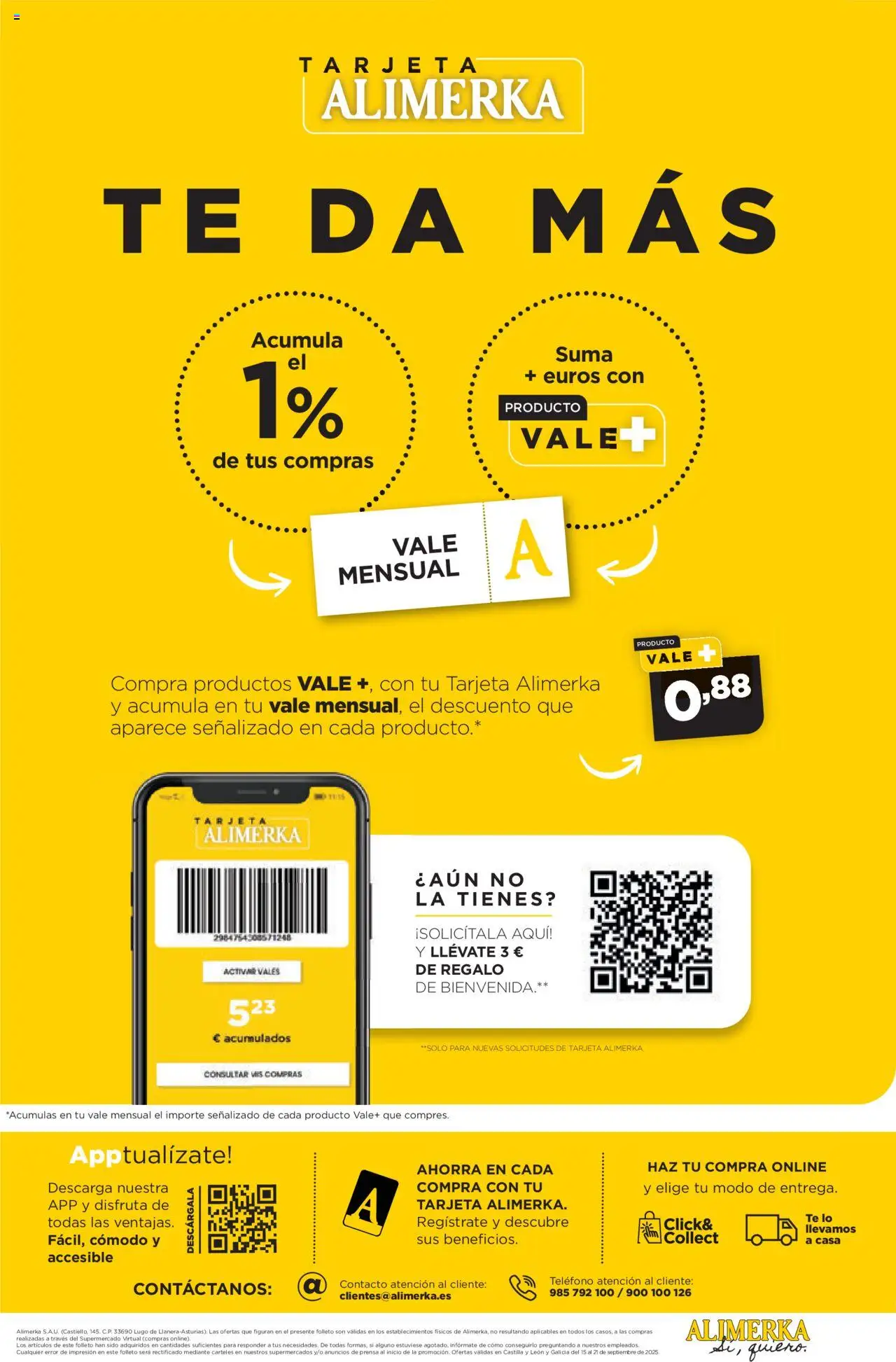 Alimerka folleto Castilla y León │ válido desde el 15.09.2025 | Página: 12 | Productos: Té, Teléfono, Prensa