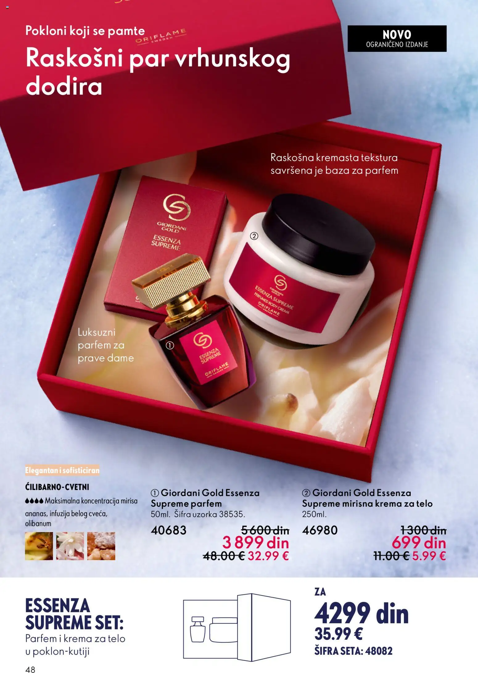 Oriflame katalog - važi od 10.12.2025 | Strana: 48 | Proizvode: Parfem, Krema, Krema za telo