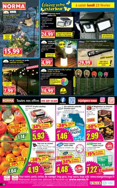 Norma - Prévisualisation de Norma catalogue valide à partir de 18.02.2026 | Page: 12 | Produits: Eau minérale, lampe LED, Rouleau, Eau minérale naturelle