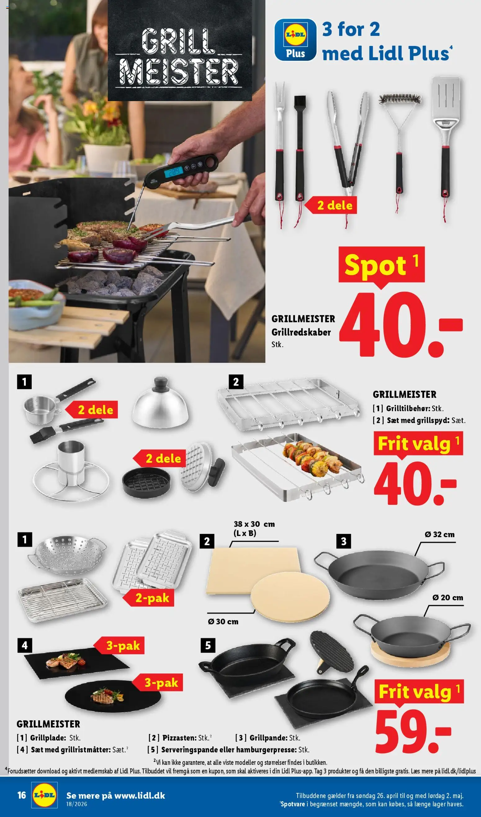 Lidl tilbudsavis – gyldig fra 26.04.2026 | Side: 2 | Produkter: Søm, Grill