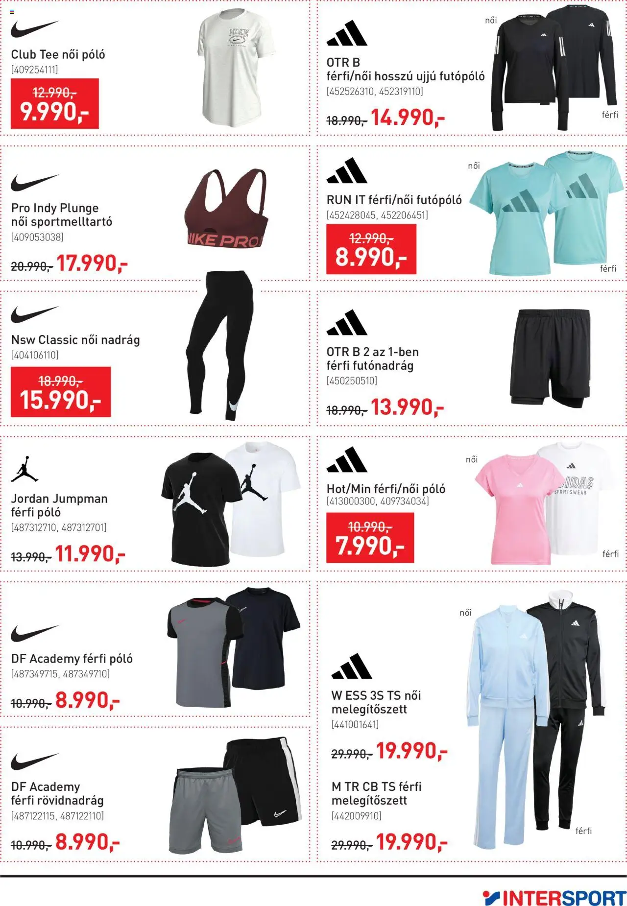 Intersport akciós ujság - amely érvényes a következő dátumtól: 16.09.2025 | Oldal: 3 | Termékek: Női nadrág, Női póló, Nadrág, Rövidnadrág