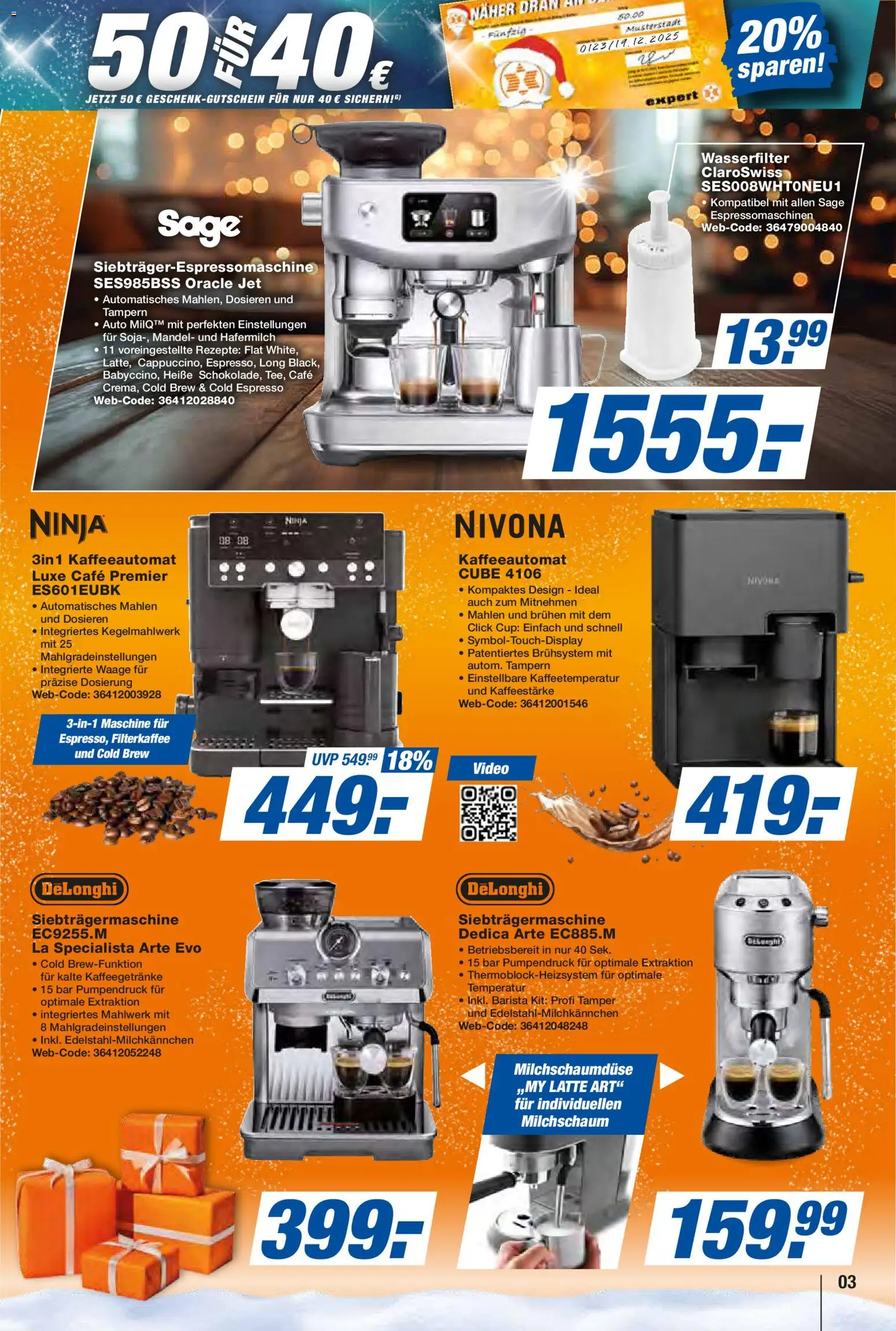 Expert Prospekt 	 – gültig ab 17.12.2025 | Seite: 3 | Produkte: Hafermilch, Video