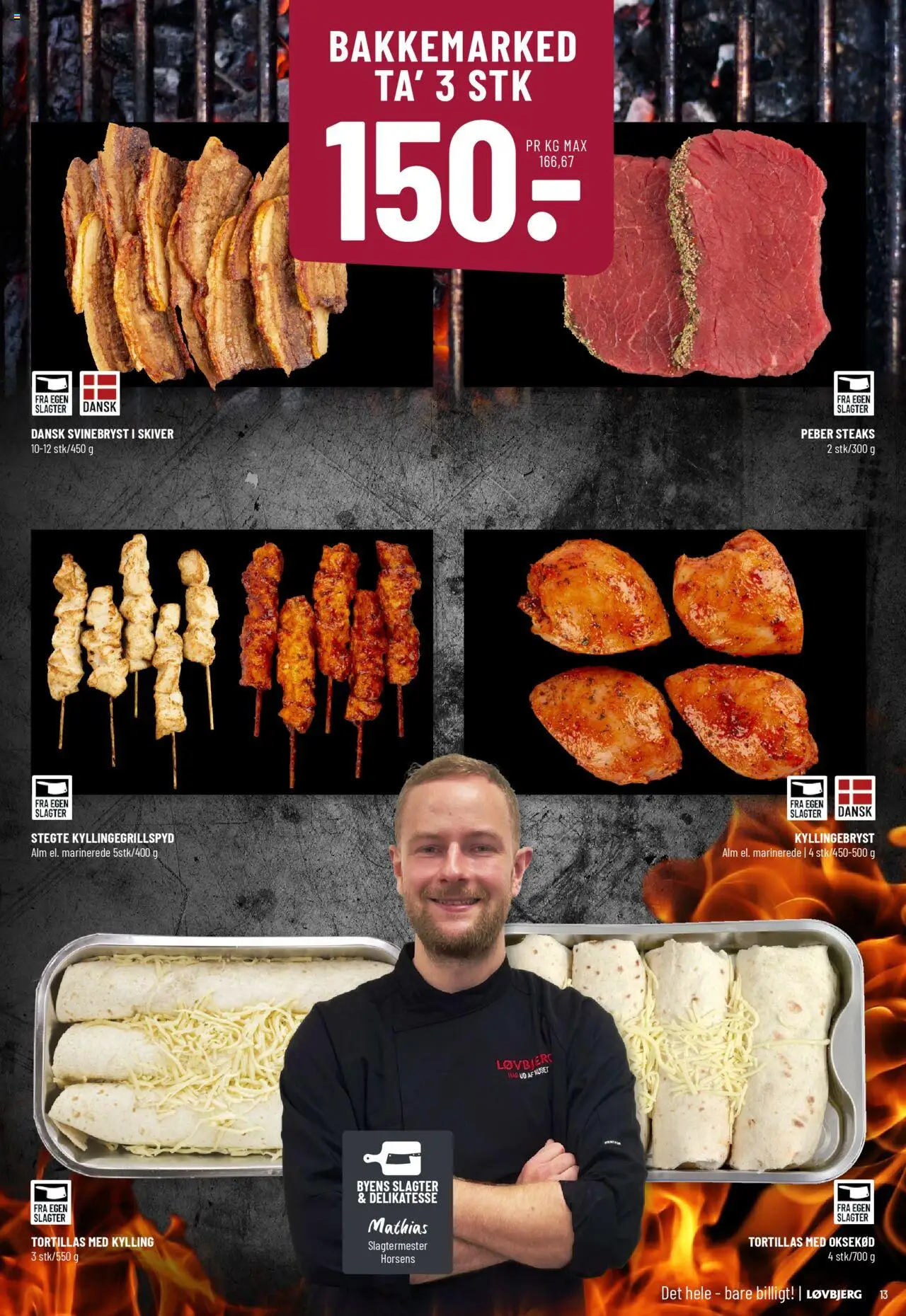 Løvbjerg Tilbudsavis gyldig fra 20.06.2025 | Side: 13 | Produkter: Oksekød, Peber