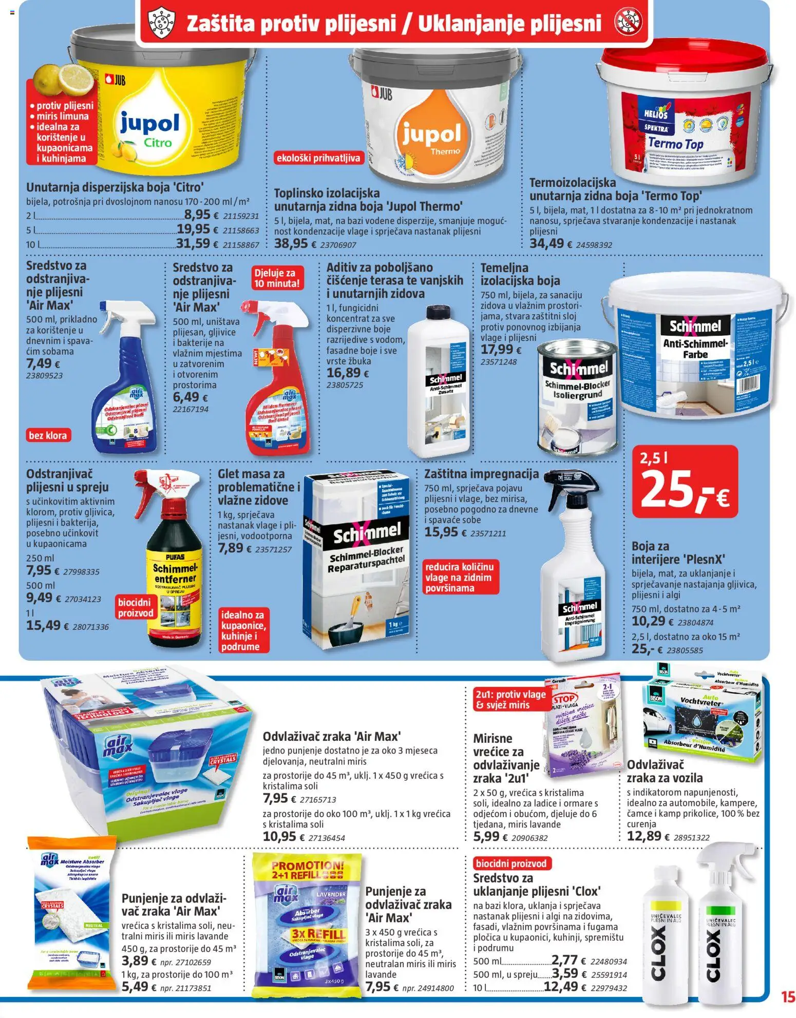 Bauhaus katalog | vrijedi od 01.12.2025 | Stranica: 15 | Proizvodi: Miris, Ladice, Glet masa