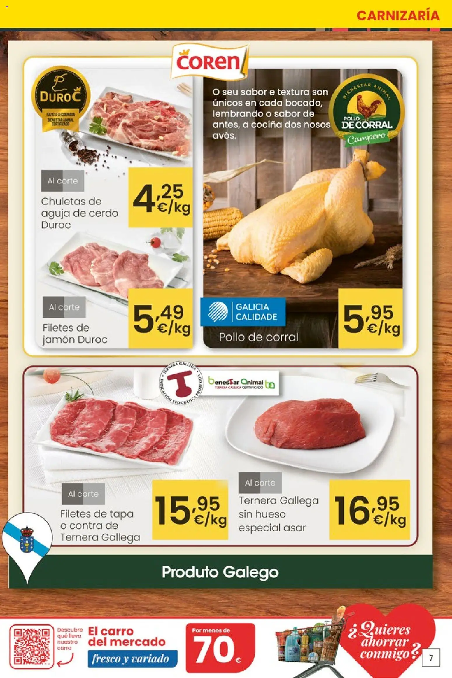 Eroski Quieres ahorrar conmigo │ válido desde el 26.03.2026 | Página: 7 | Productos: Jamón, Cerdo, Cocina