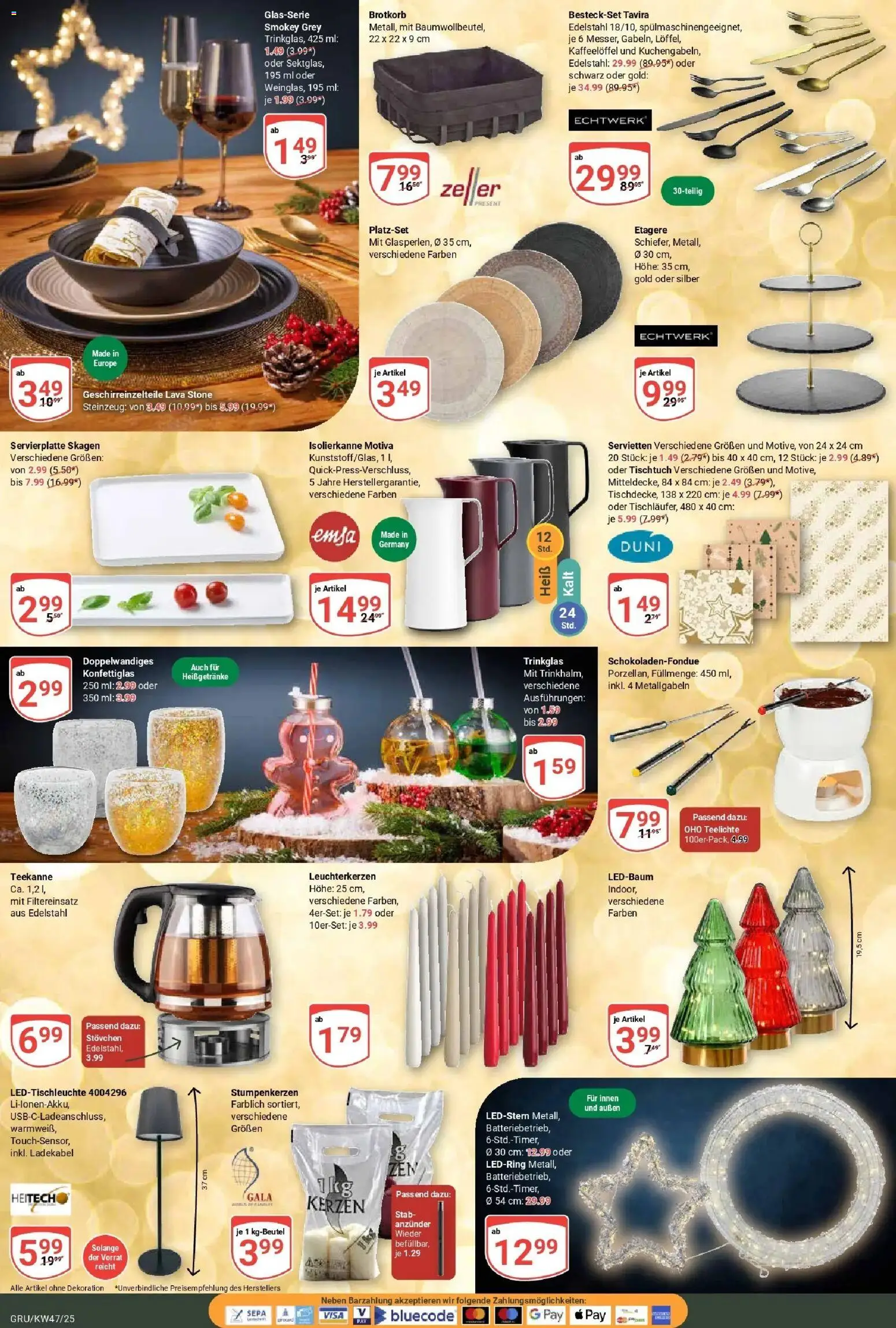 Globus prospekt Grünstadt	 – gültig ab 17.11.2025 | Seite: 23 | Produkte: Ladekabel, Teekanne