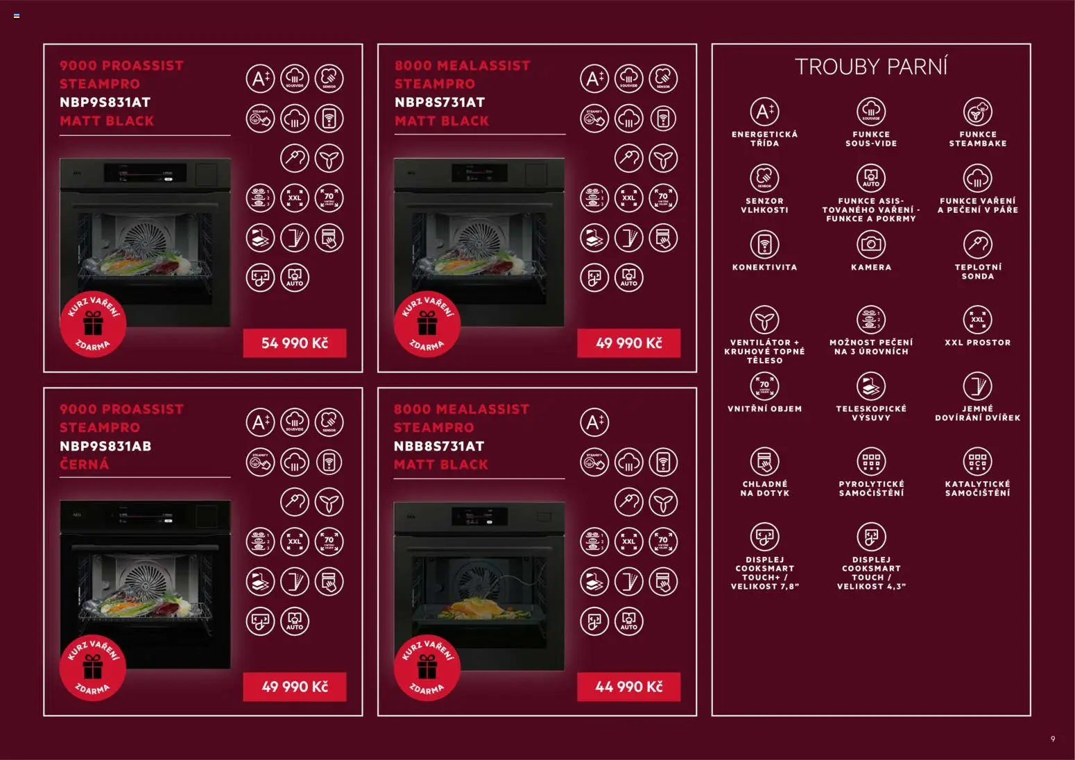 Möbelix leták - AEG od 01.09.2025 | Strana: 9 | Produkty: Kamera, Ventilátor
