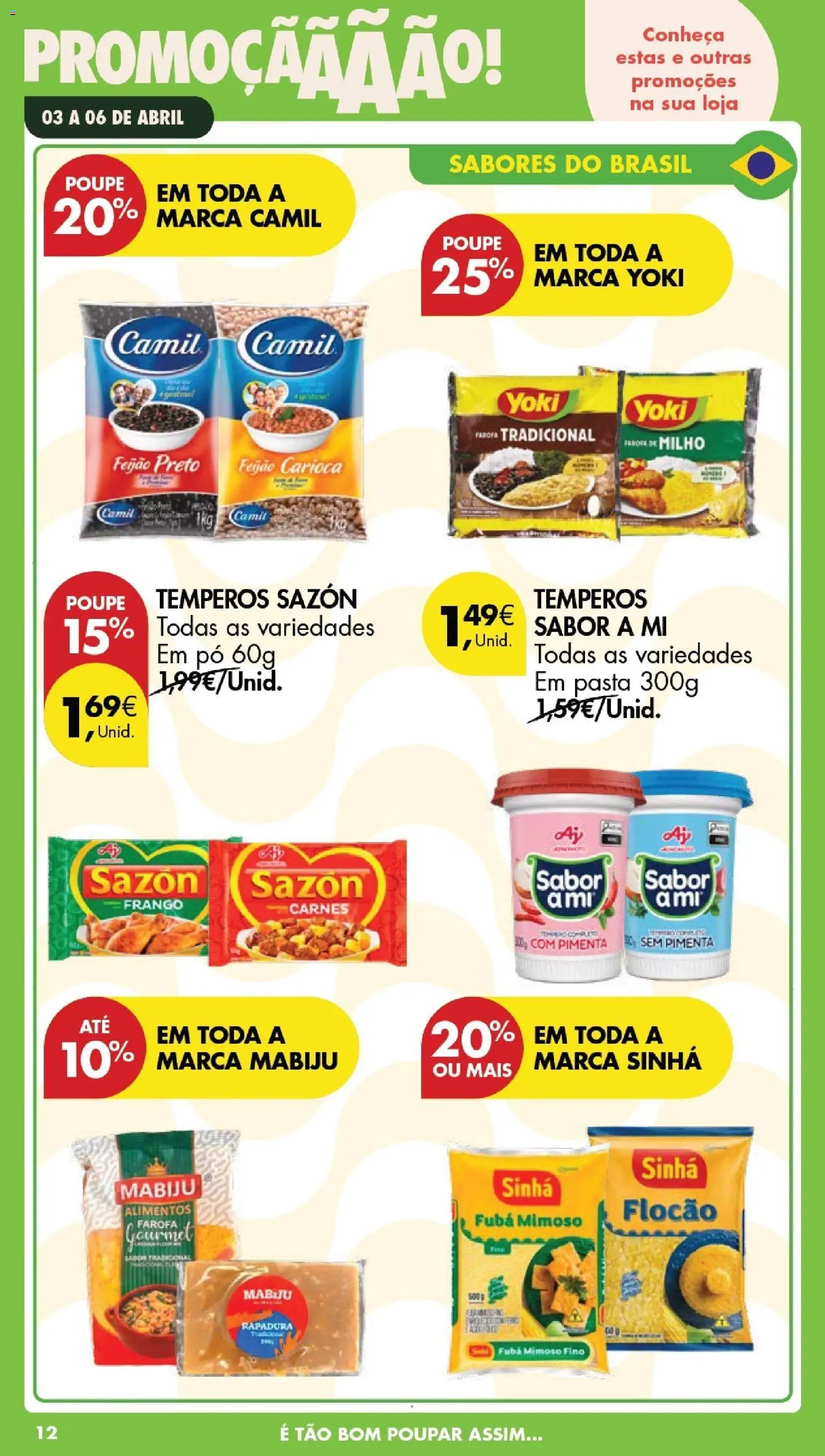 Pingo Doce Poupe este Fim de Semana │ válido de 03.04.2026 | Página: 12 | Produtos: Frango, Pimenta, Pó, Milho