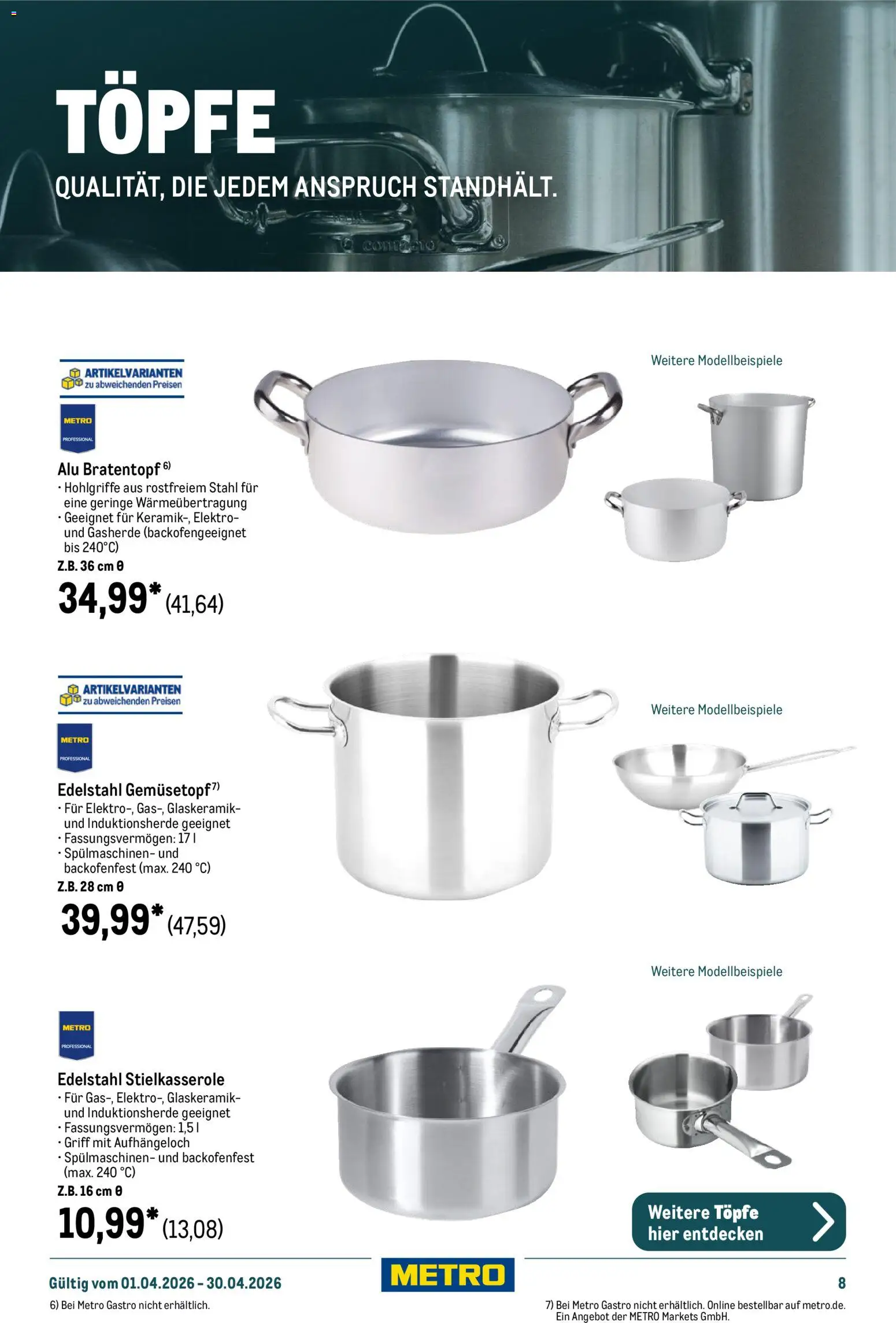 Metro Professional Non-Food Flyer – gültig ab 01.04.2026 | Seite: 8