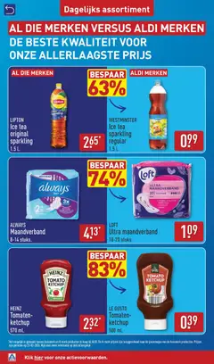 Aldi folder week 13 - Voorbeeld van een folder van Aldi, geldig van 23.03.2026 | Pagina: 38 | Producten: Tomaten, Ketchup
