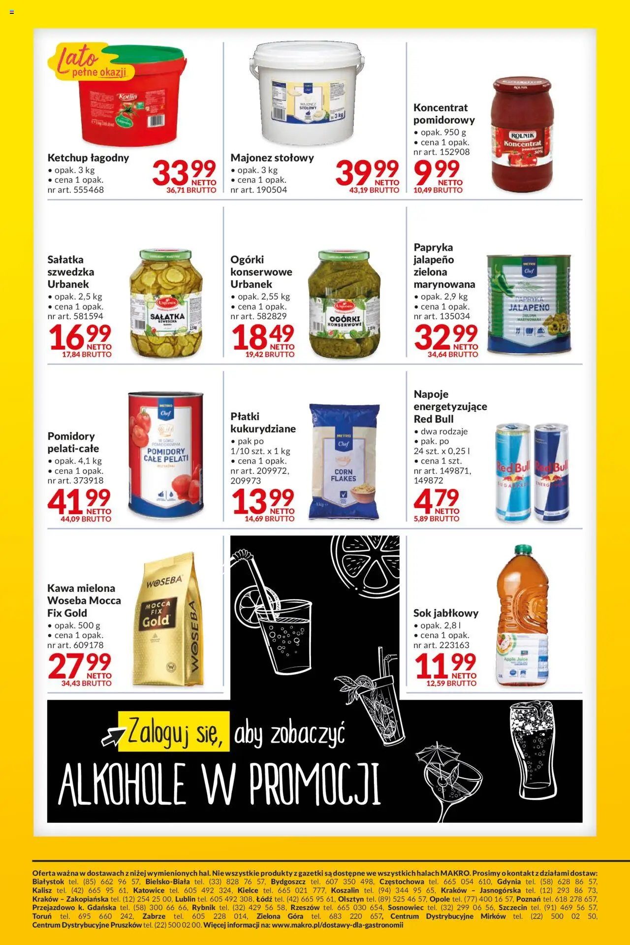 Makro Gazetka - Dostawy dla gastronomii od 10.06.2025 | Strona: 7 | Produkty: Napoje, Sok, Pomidory, Płatki