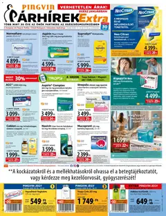 Pingvin Patika - Pingvin Árhírek Extra - amely érvényes a következő dátumtól: 01.01.2026