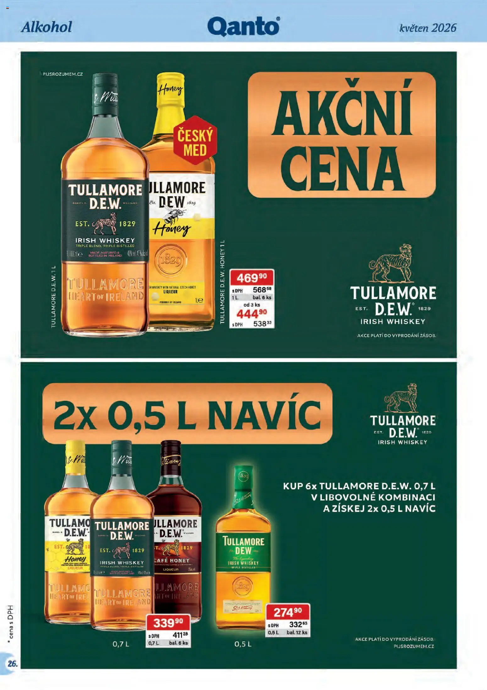 Astur & Qanto leták - Velkoobchod 05/2026 od 01.05.2026 | Strana: 26 | Produkty: Whiskey