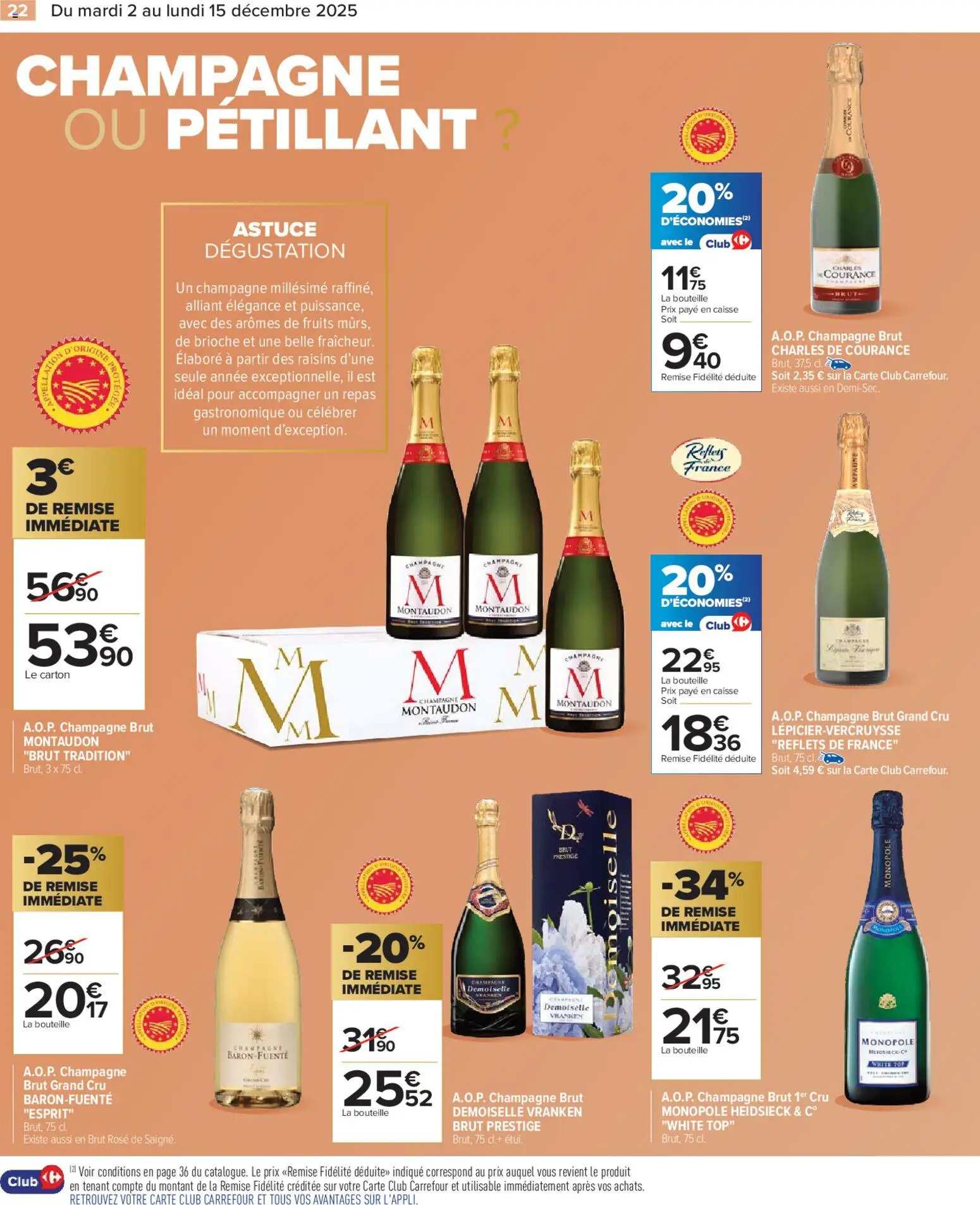 {H1} | Page: 24 | Produits: Champagne brut, Champagne