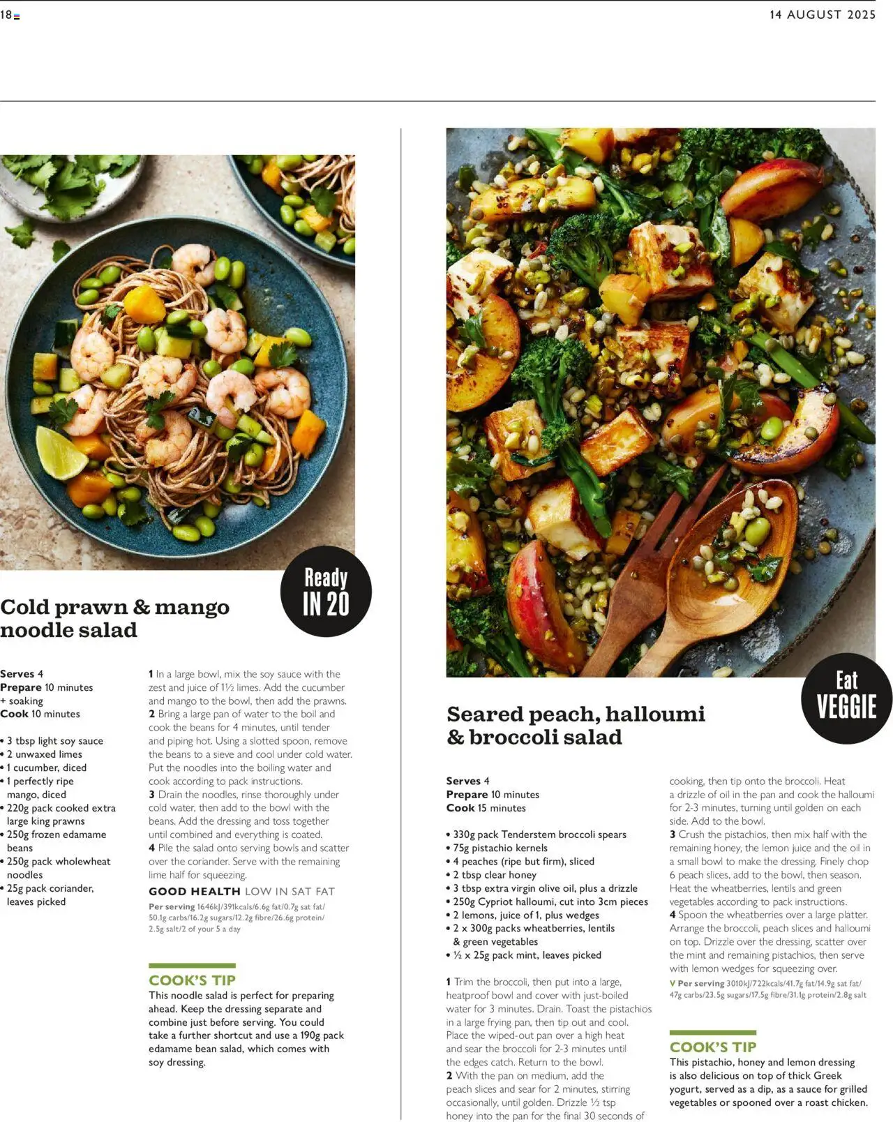  | Page: 18 | Products: Noodles, Honey, Bowl, Veggie
