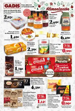 Vista previa Gadis - folleto válido desde el 11.12.2025 | Página: 19 | Productos: Crema, Té, Chocolate con leche, Φρυγανιές σικάλεως