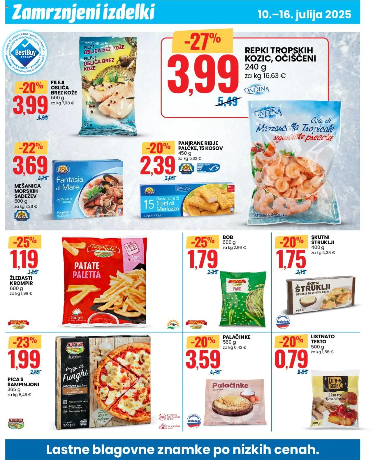 Eurospin - Kranj │ velja od 10.07.2025 | Stran: 6 | Izdelki: Štruklji, Palačinke, Ribe, Krompir