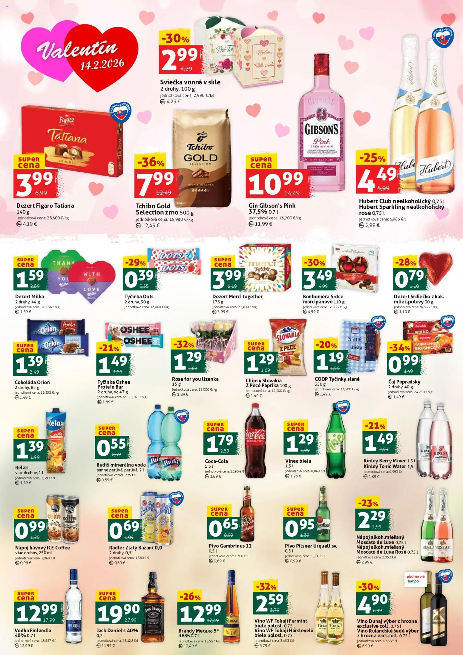 Nové COOP Jednota akcie – leták je platný od 13.02.2026 | Strana: 3 | Produkty: Mixér, Paprika, Metaxa, Minerálna voda