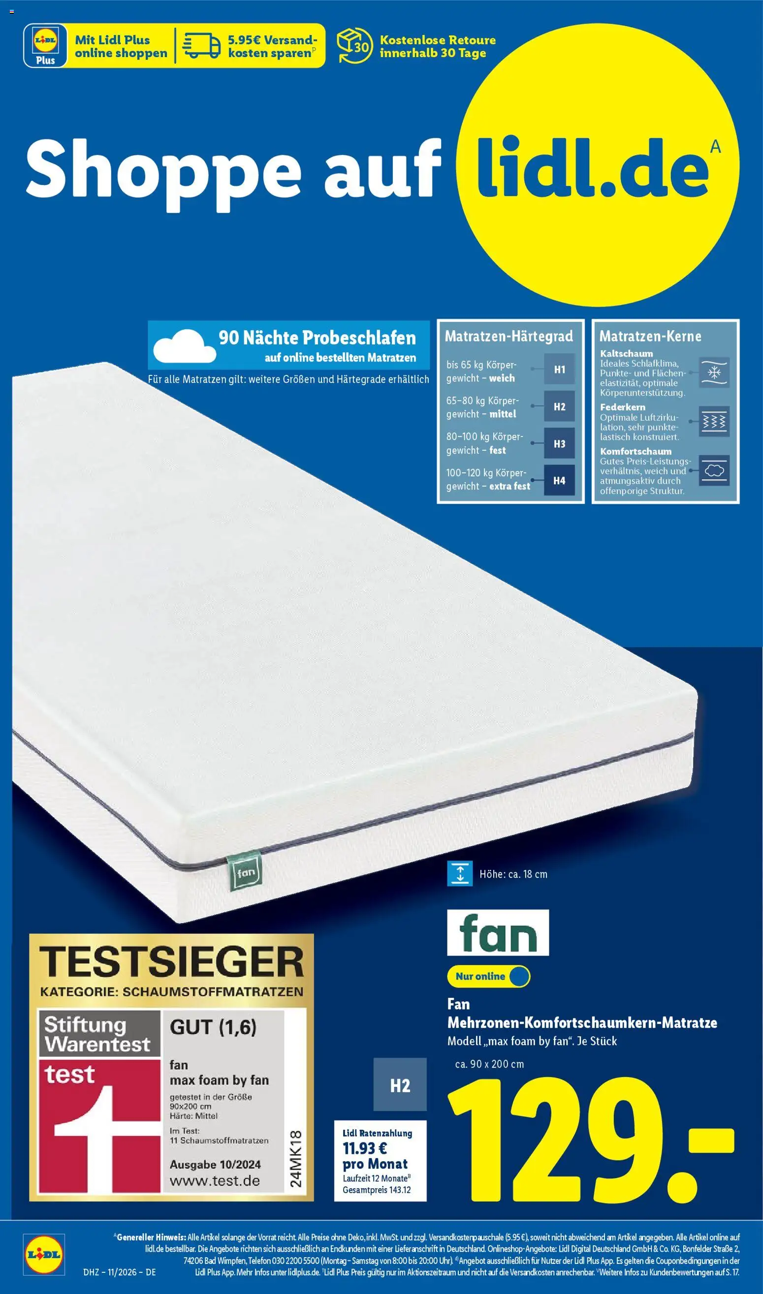 Lidl Prospekt Aarbergen – gültig ab 09.03.2026 | Seite: 6 | Produkte: Gewicht, Bad, Telefon