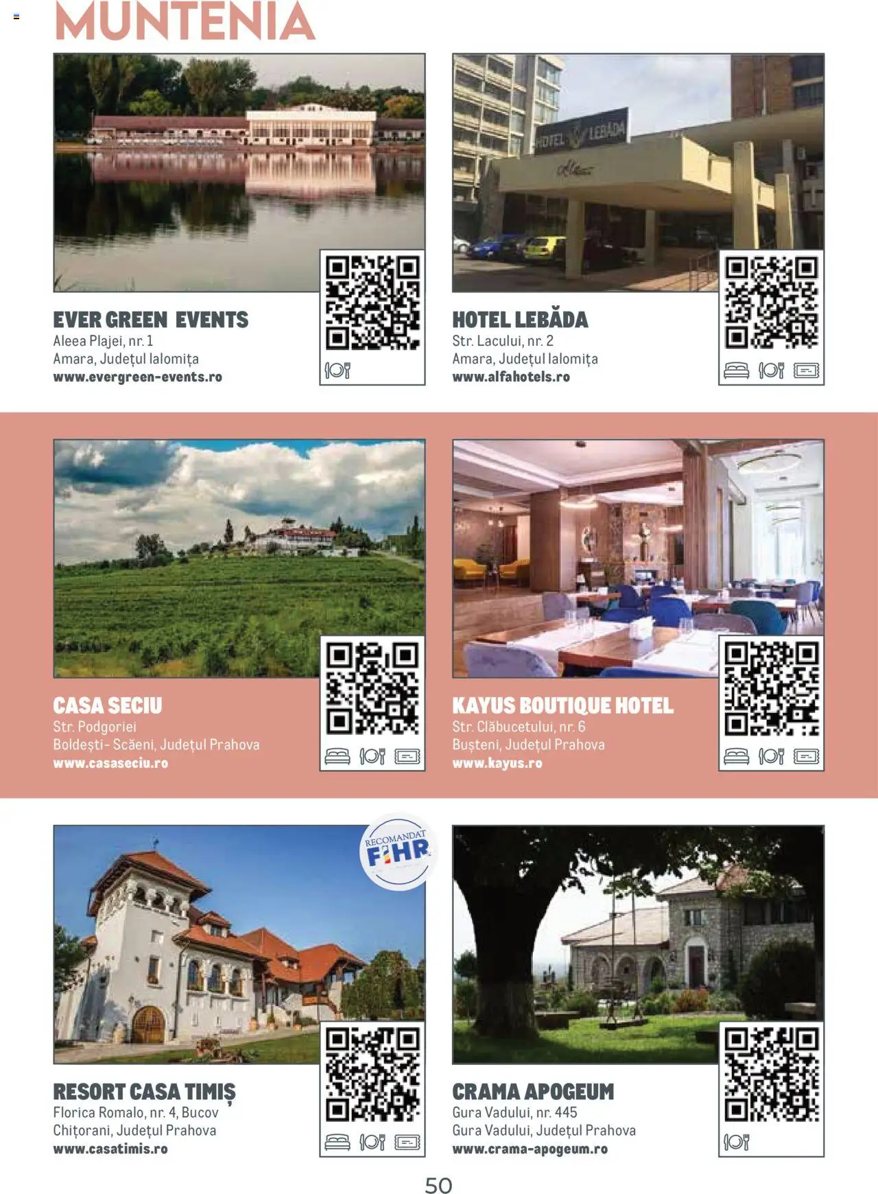 Metro catalog - Ghid de călătorie România – valabil de la 01.08.2025 | Pagină: 50