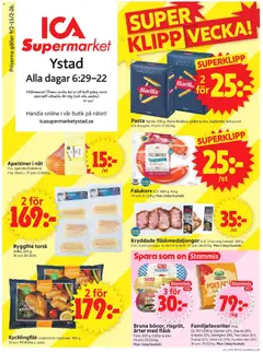 ICA Supermarket - Ystad - Förhandsvisning av reklamblad från butik ICA Supermarket aktuell från 09.02.2026