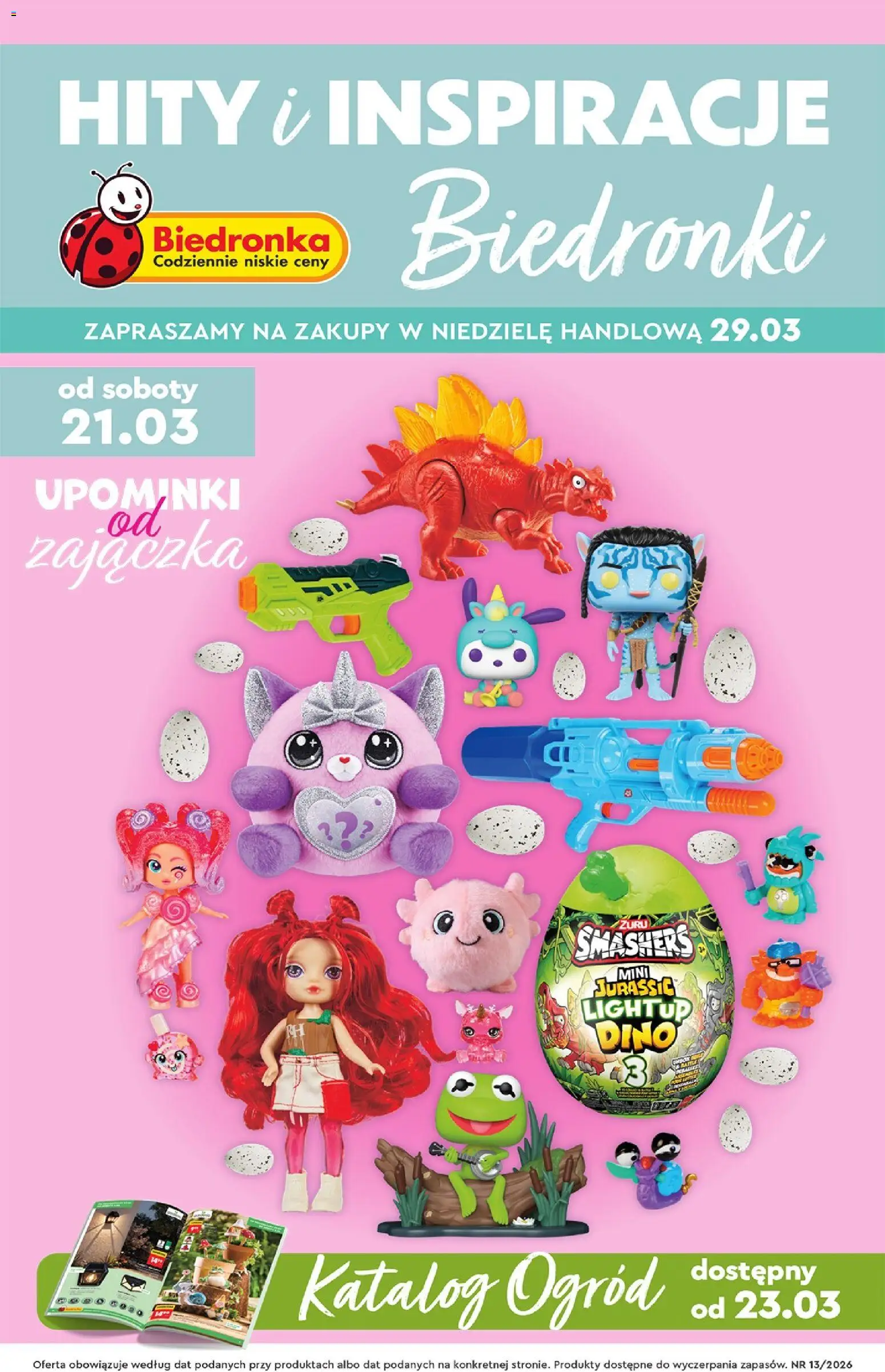 Biedronka gazetka - Hity i inspiracje od 21.03.2026 | Strona: 1