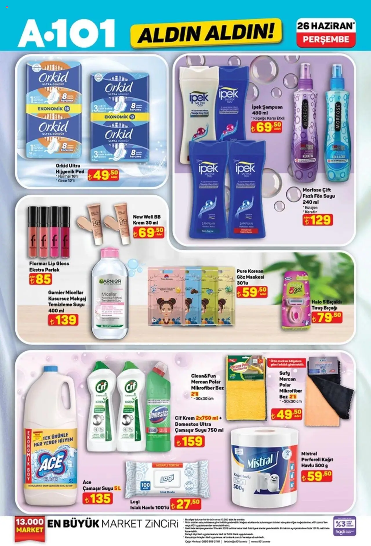 A101 Katalog Aldın Aldın - 26.06.2025 tarihinden itibaren geçerlidir | Sayfa: 2 | Ürünler: Saat, Buzdolabı, Dondurucu, Bulaşık makinesi