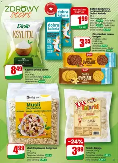 Pogląd oferty "Dino Gazetka" - ważna od 07.01.2026 | Strona: 23 | Produkty: Musli tropikalne, Papaja, Ksylitol, Musli