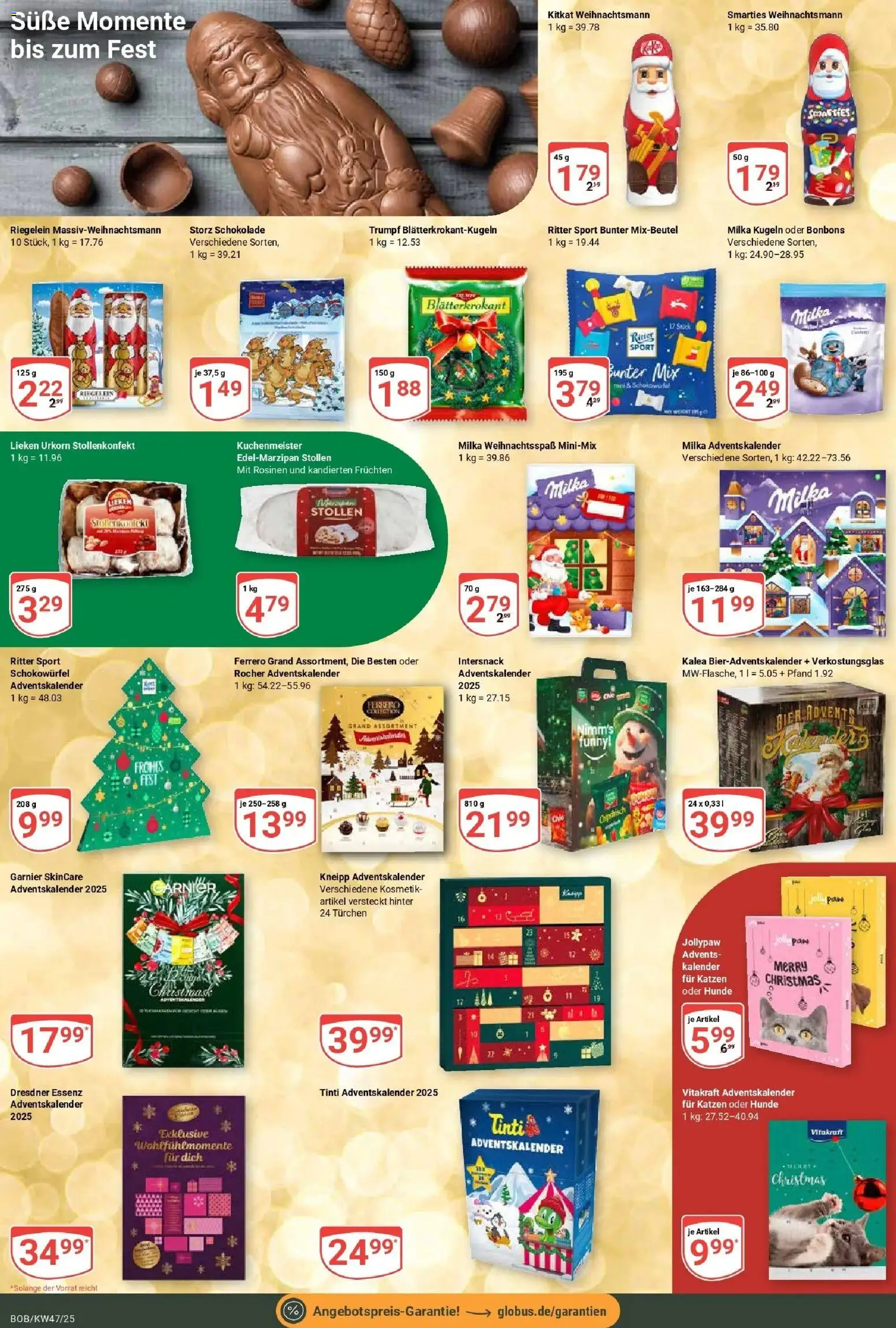 Globus prospekt Bobenheim-Roxheim	 (ab 17.11.2025) » Angebote online | Seite: 20 | Produkte: Schokolade, Ritter sport, Milka, Rosinen