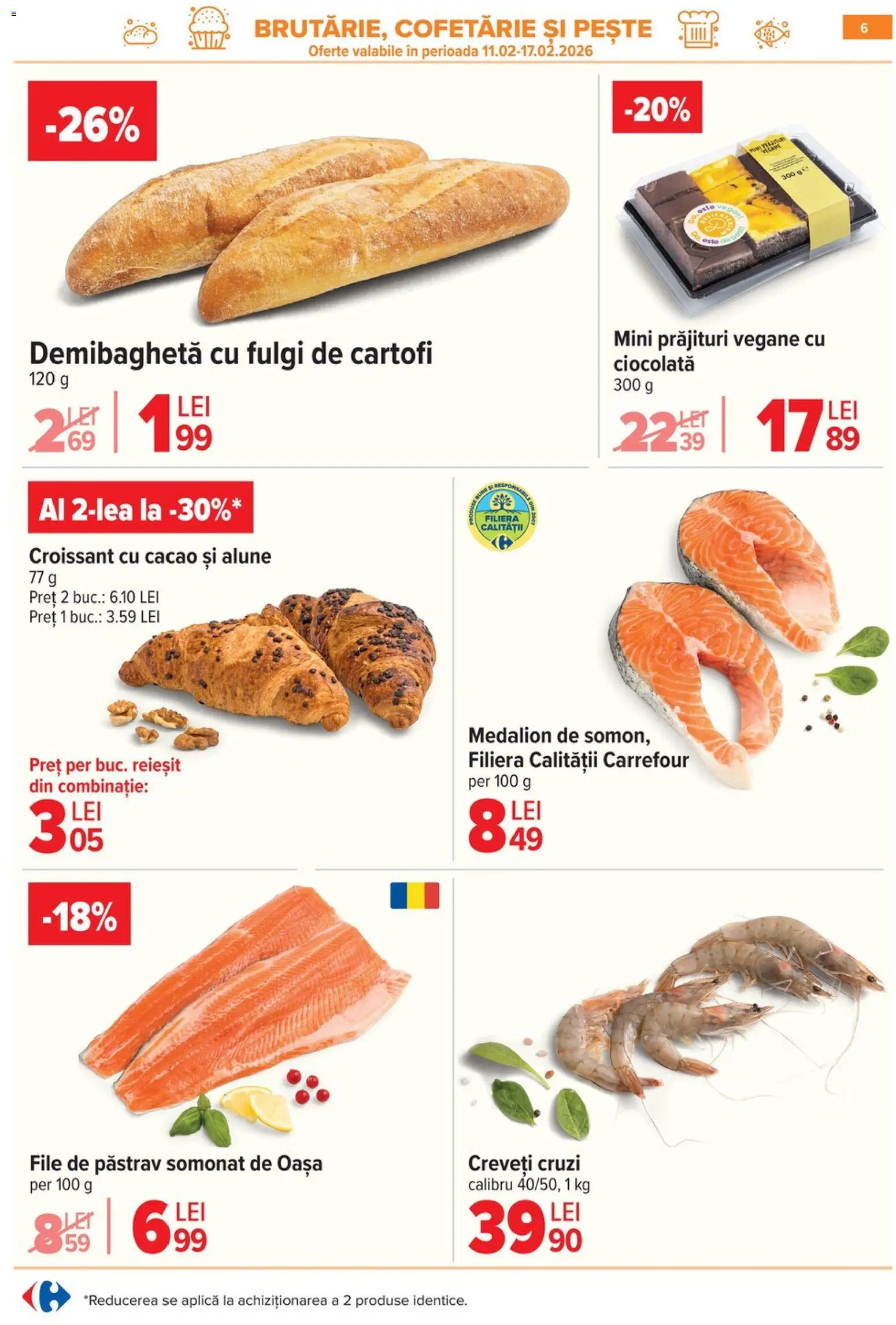 Noul catalog Carrefour – valabil de la 04.02.2026 | Pagină: 8 | Produse: Alune, Fulgi, Salată, Cartofi