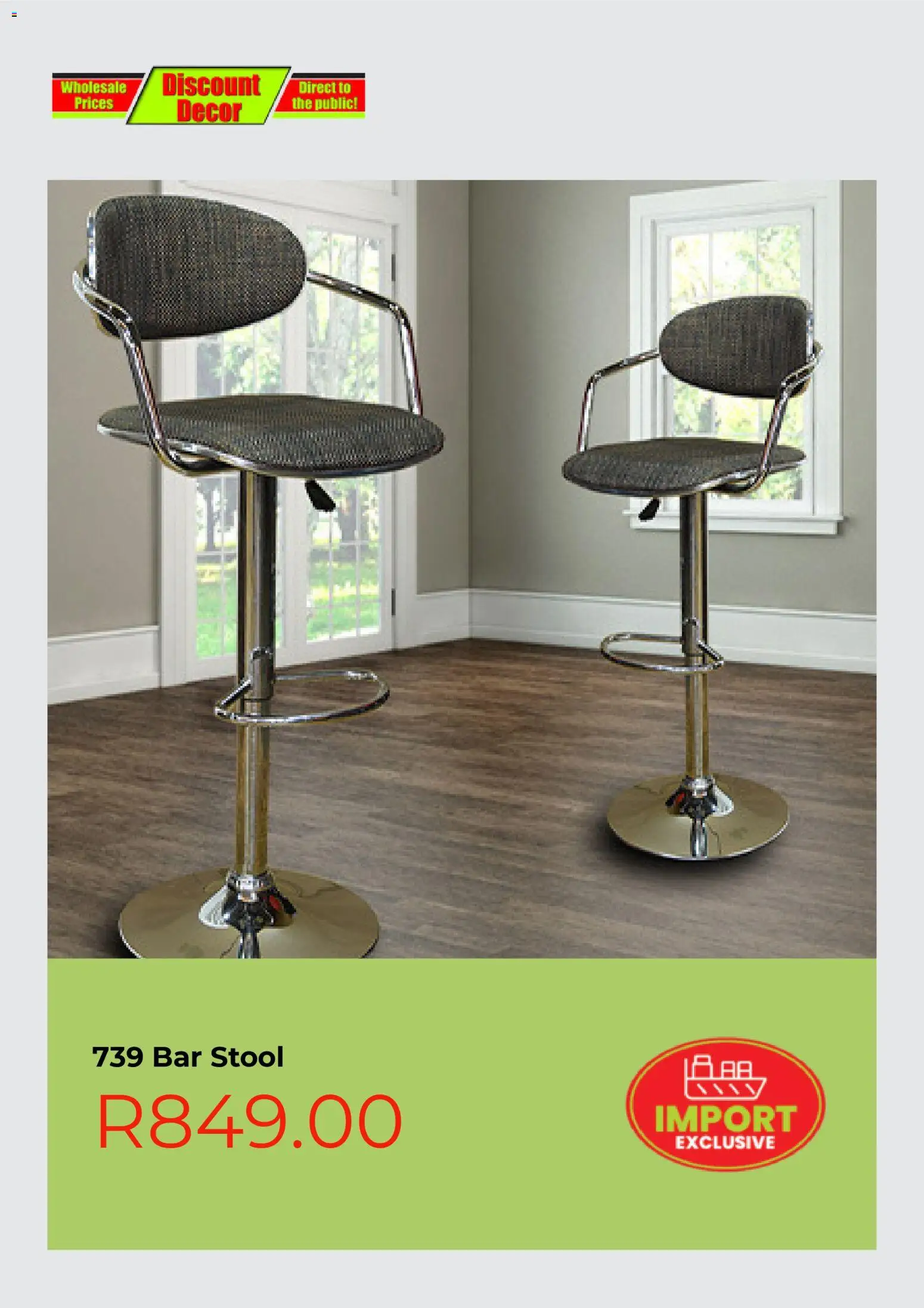 New Discount Decor catalogue – valid from 26.10.2025 | Page: 5 | Products: Stool, Bar stool