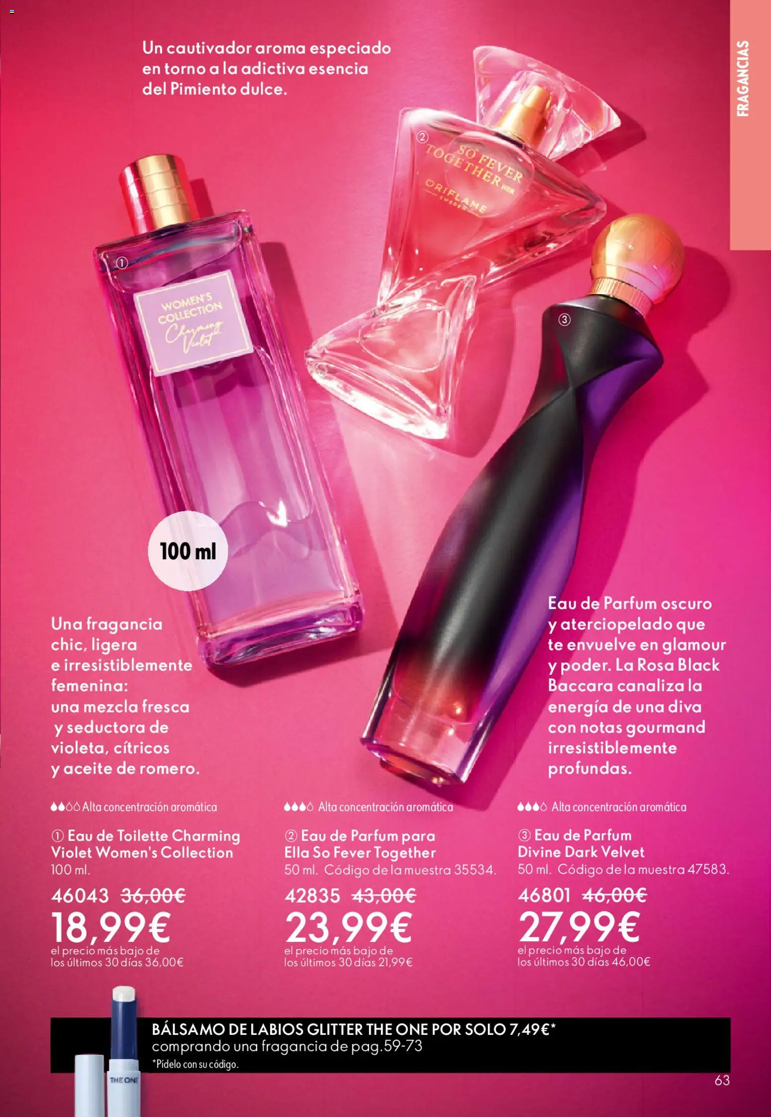 Oriflame - Catálogo Campaña 6 │ válido desde el 22.04.2026 | Página: 63 | Productos: Fragancia, Aceite, Κάδος απορρυμάτων, Té