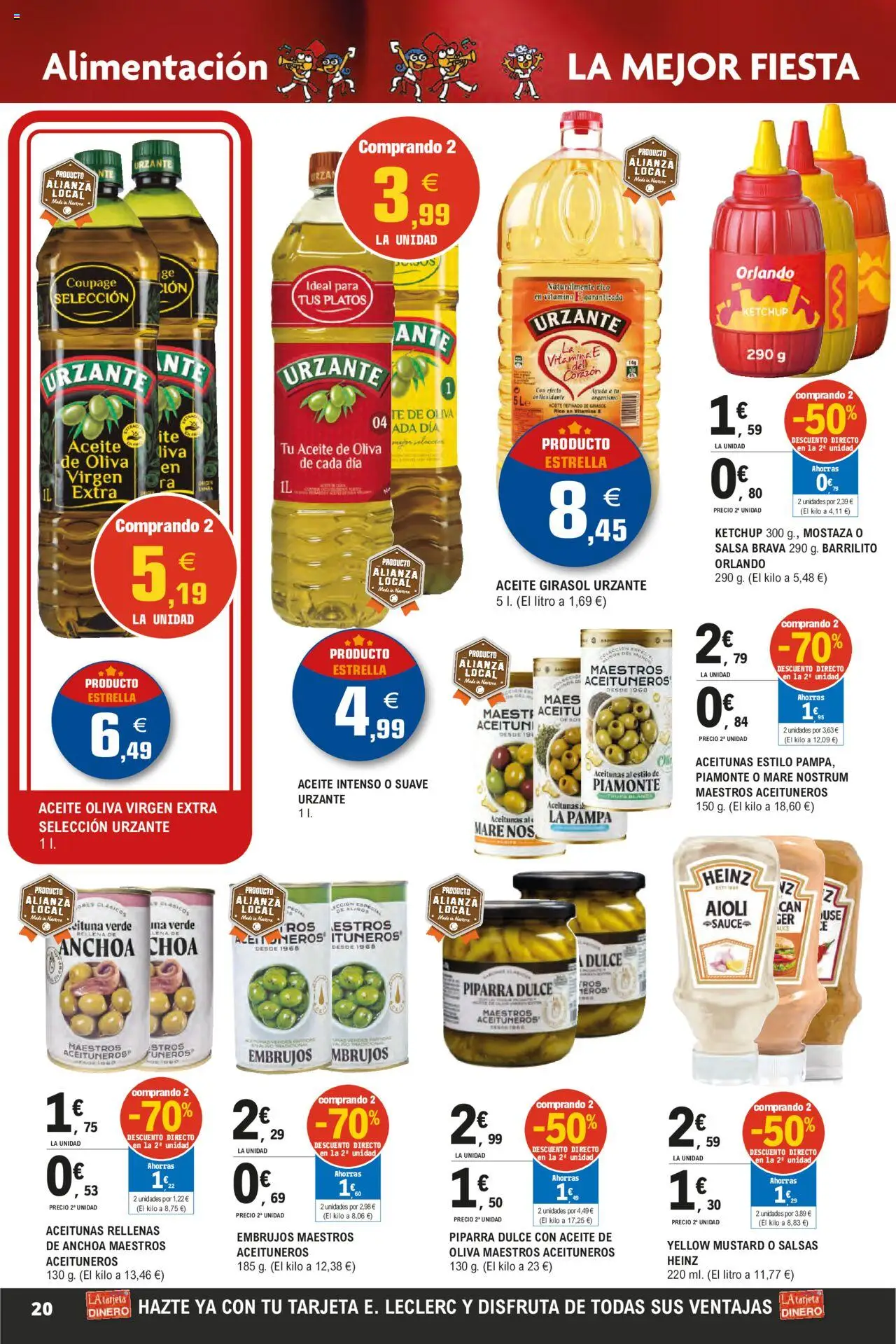 E.Leclerc - Descubre la Calidad y Frescura  │ válido desde el 18.06.2025 | Página: 20 | Productos: Té, Aceite de oliva, Aceite de girasol, Anchoa