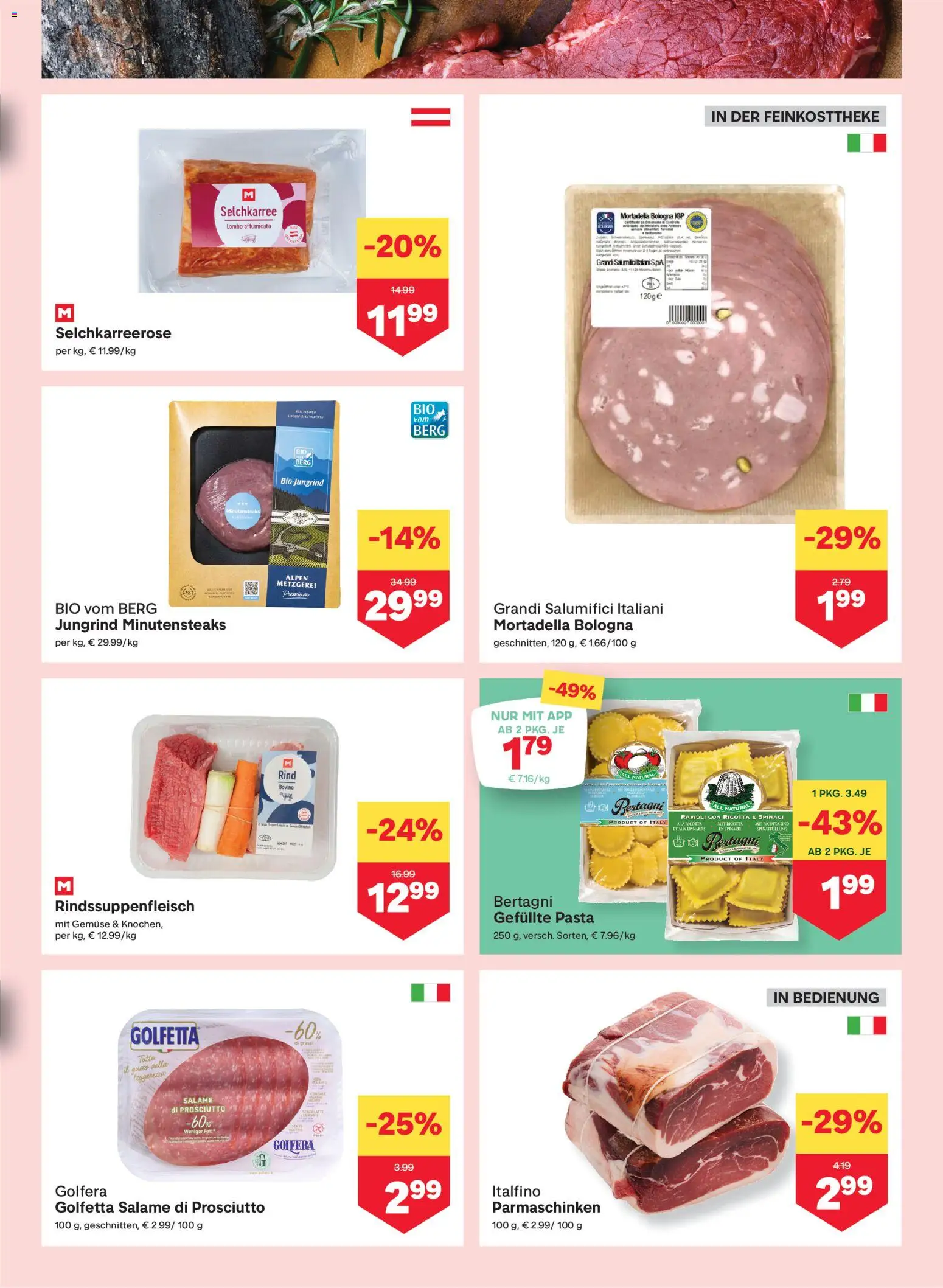 MPREIS Altenmarkt im Pongau gültig ab 13.11.2025 | Seite: 3 | Produkte: Pasta, Gemüse