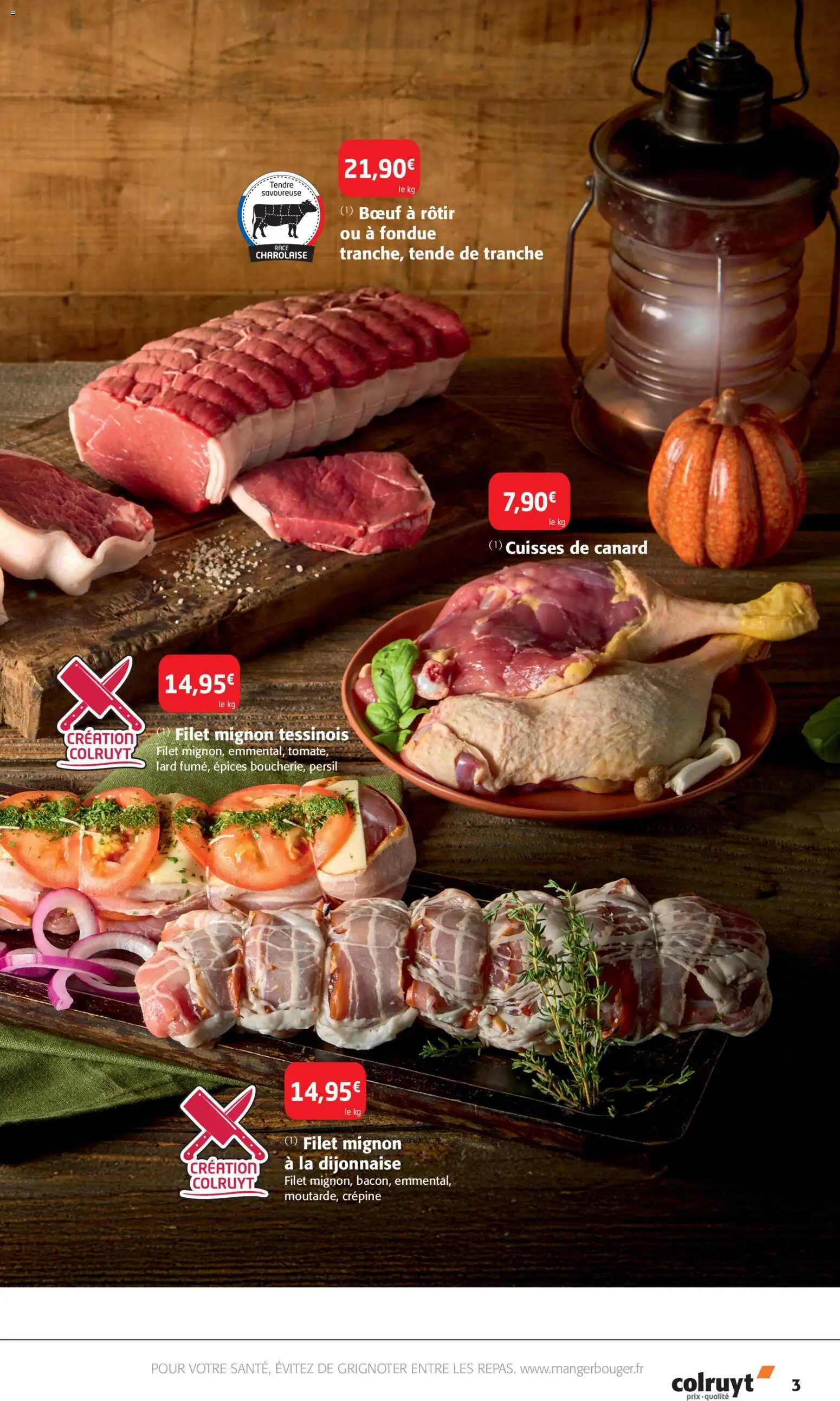 {H1} | Page: 3 | Produits: Persil, Cuisses de canard, Filet mignon