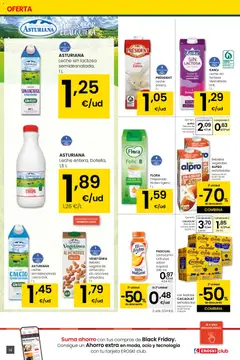 Vista previa Eroski folleto válido desde el 13.11.2025 | Página: 14 | Productos: Leche desnatada, Leche sin lactosa, Leche, Bebida de almendras