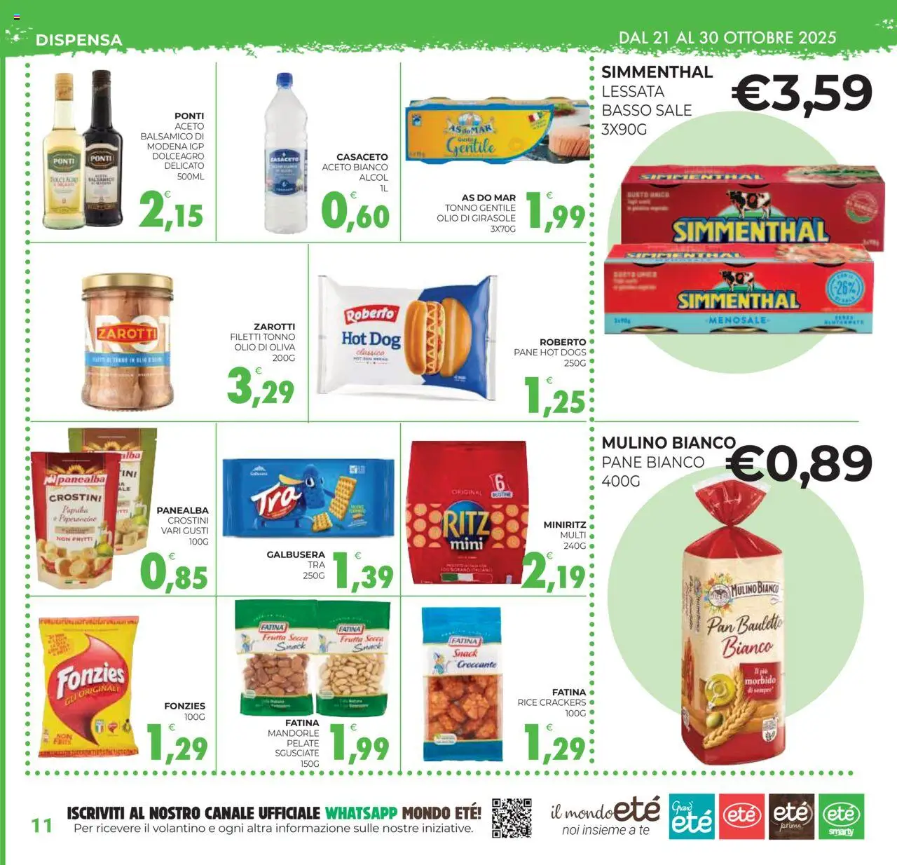 Volantino Eté del 21.10.2025 | Pagina: 11 | Prodotti: Tè, Frutta, Olio, Mandorle