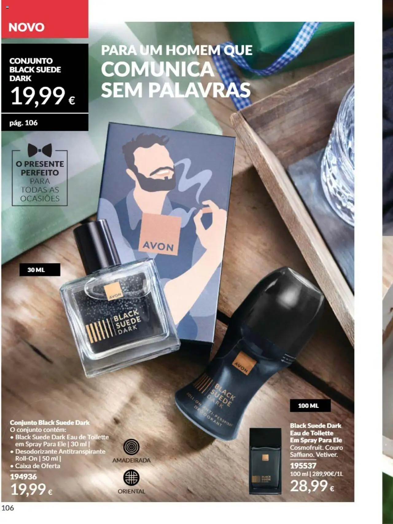 Catálogo Avon Campanha 6 │ válido de 01.06.2025 | Página: 106 | Produtos: Eau de toilette, Desodorizante, Antitranspirante, Caixa