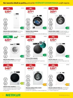 Merkur katalog akcije – veljaven od 01.04.2026 | Stran: 34 | Izdelki: Pralni stroj, Susilni stroj, Kos, Sesalnik
