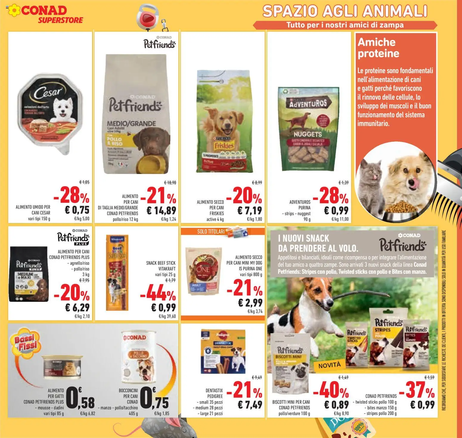 Volantino Conad del 06.11.2025 | Pagina: 31 | Prodotti: Pollo, Manzo, Biscotti, Nuggets