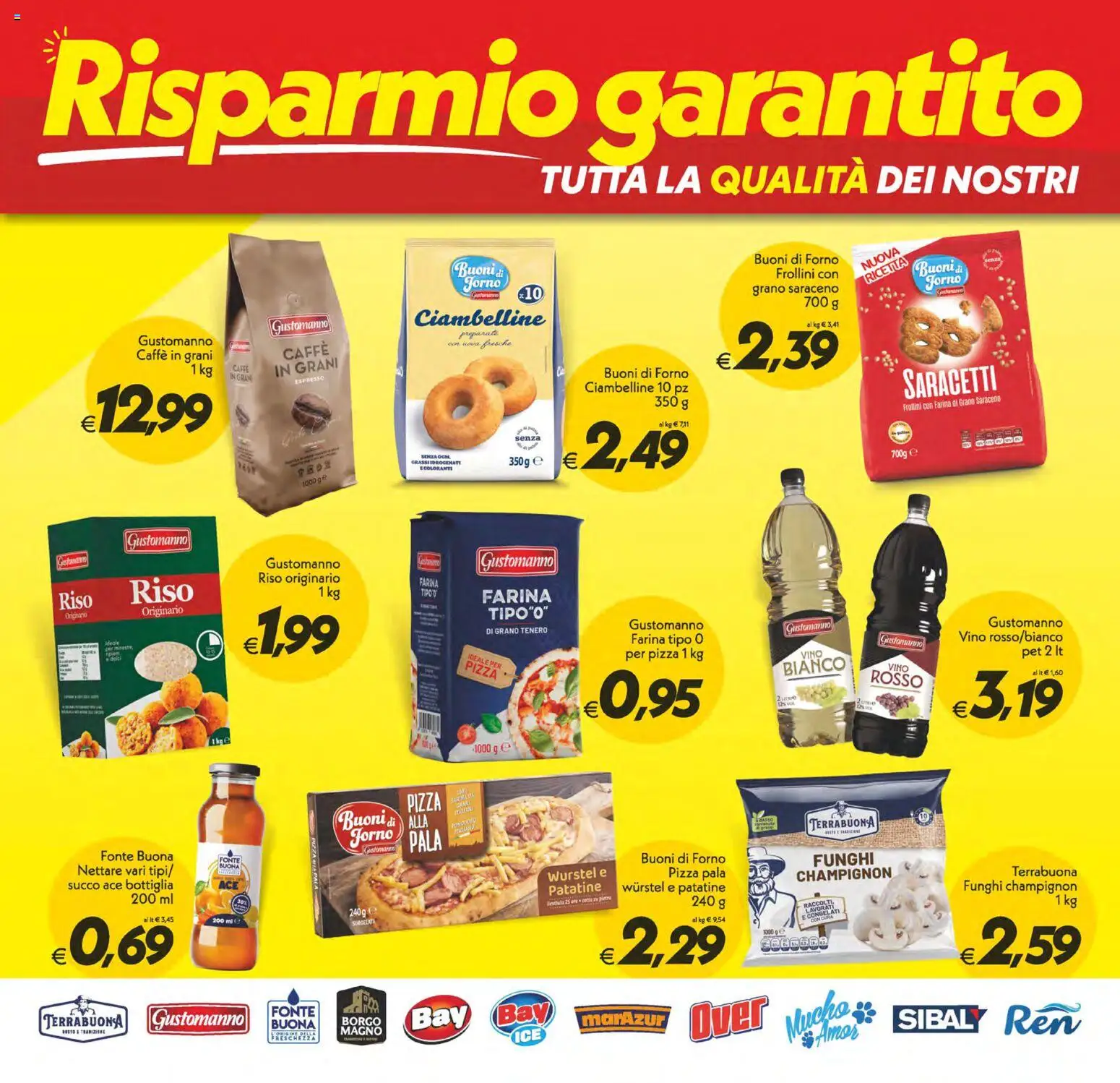 Volantino SuperConveniente del 04.11.2025 | Pagina: 10 | Prodotti: Pizza, Succo, Bottiglia, Vino rosso